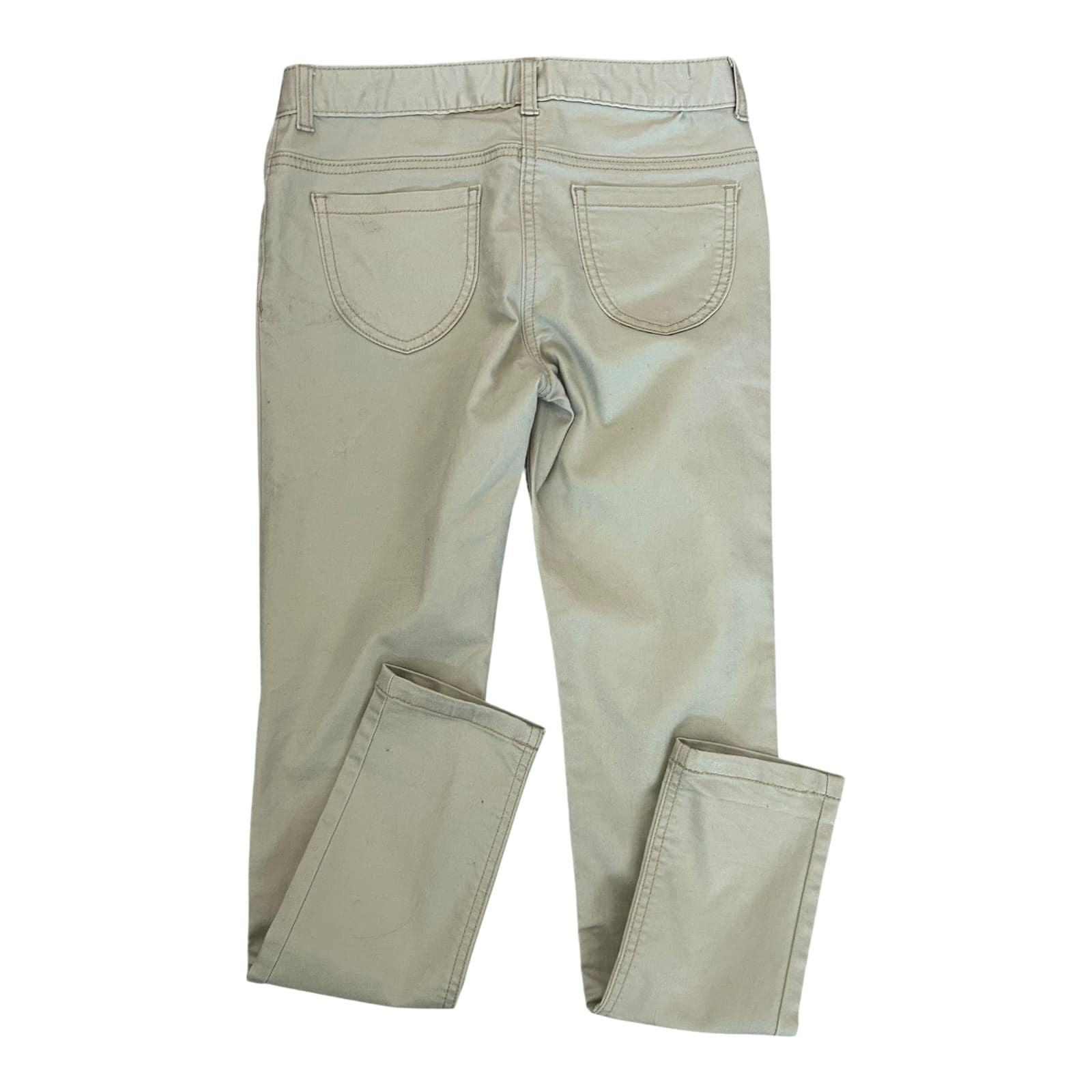 Palomino Jeans Mädchen Hose Gr 140 Beige Glitzer Skinny Stretch Modern Chic