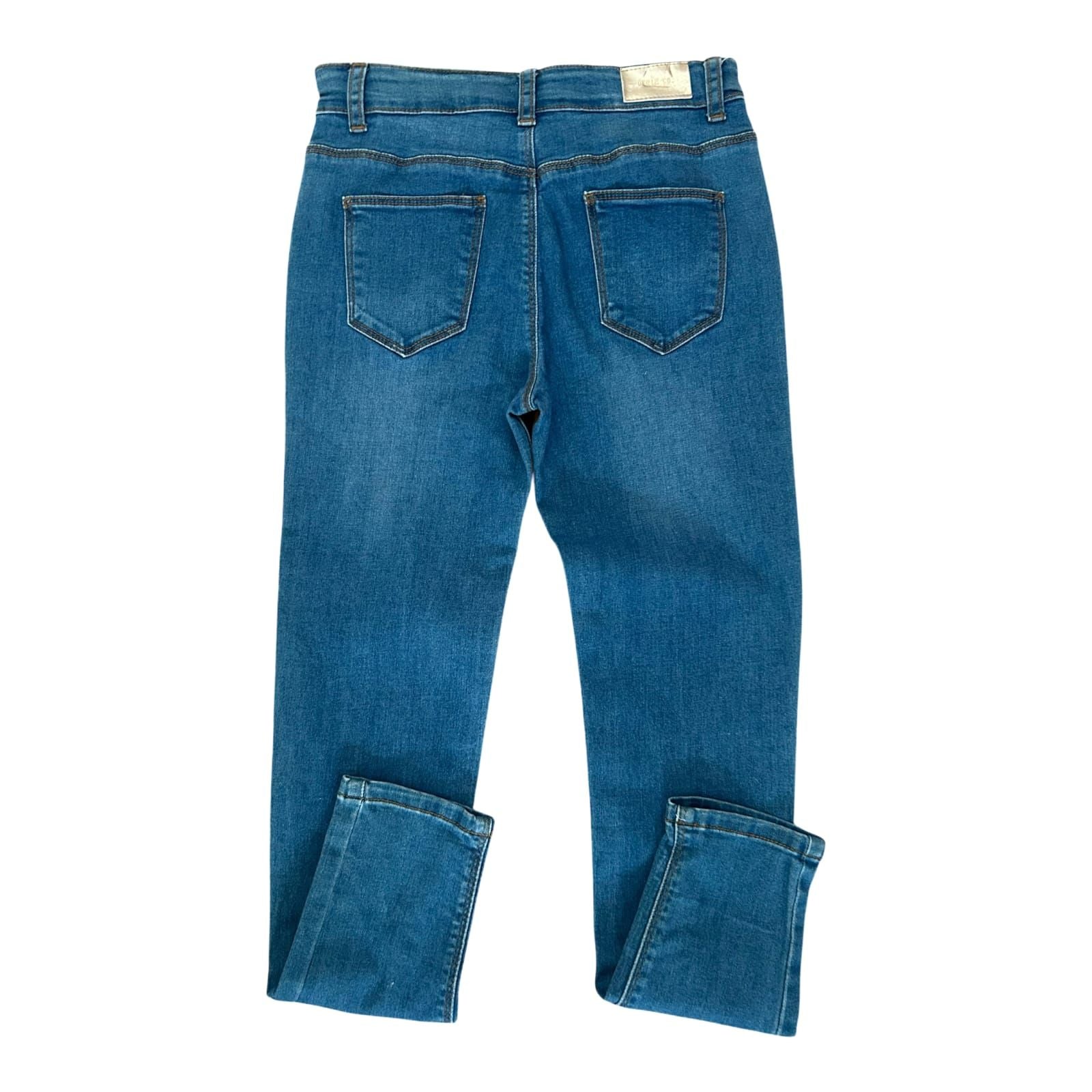 Denim Co Jeans Mädchen Hose Gr 146 Blau Skinny Stretch Klassisch Modern