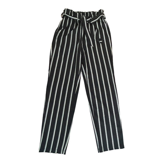 Shein Hose Mädchen Gr 152 Schwarz Weiss Gestreift Sommer Leicht Weit