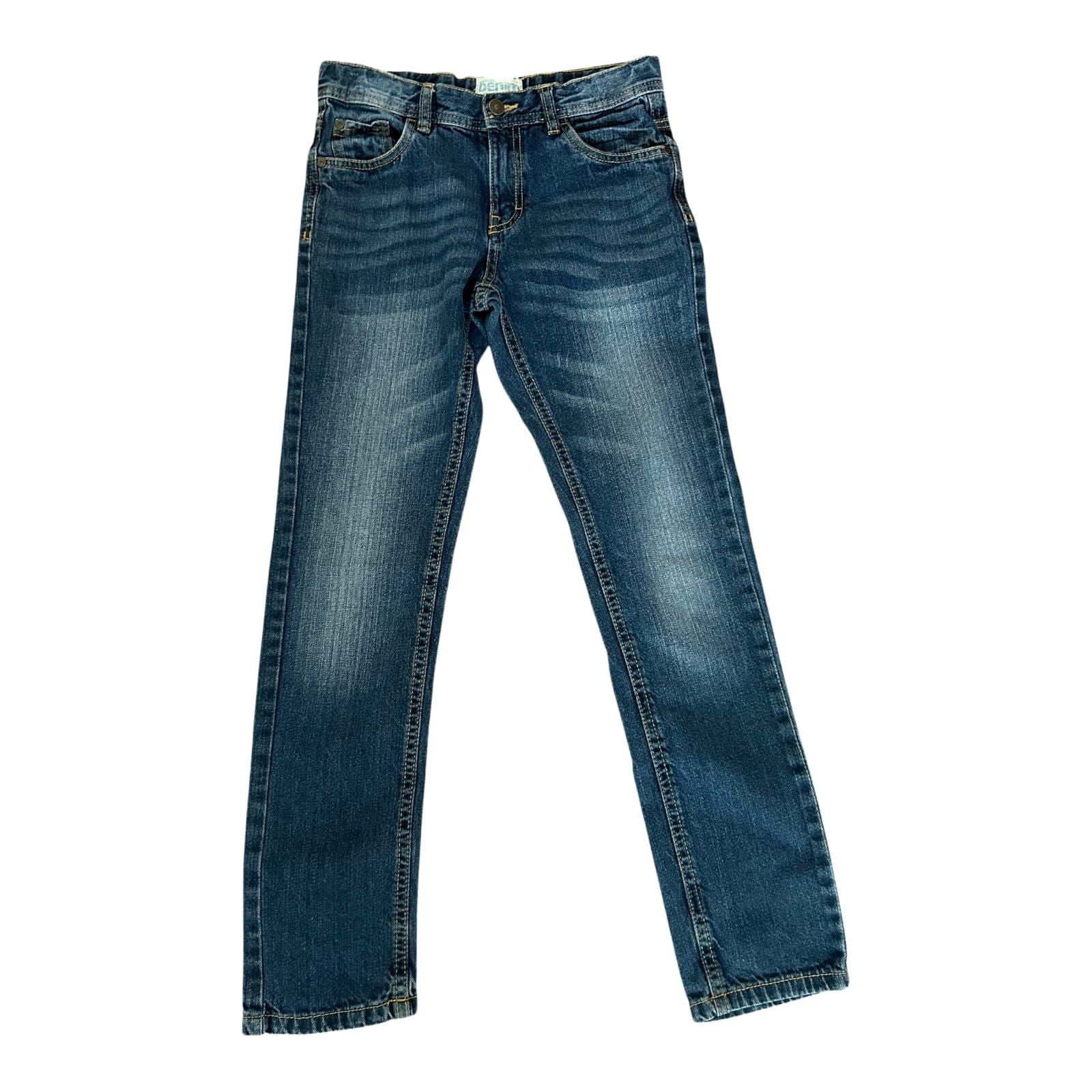 Poco Piano Jeans Jungen Hose Gr 152 Blau Denim Baumwolle Verstellbar