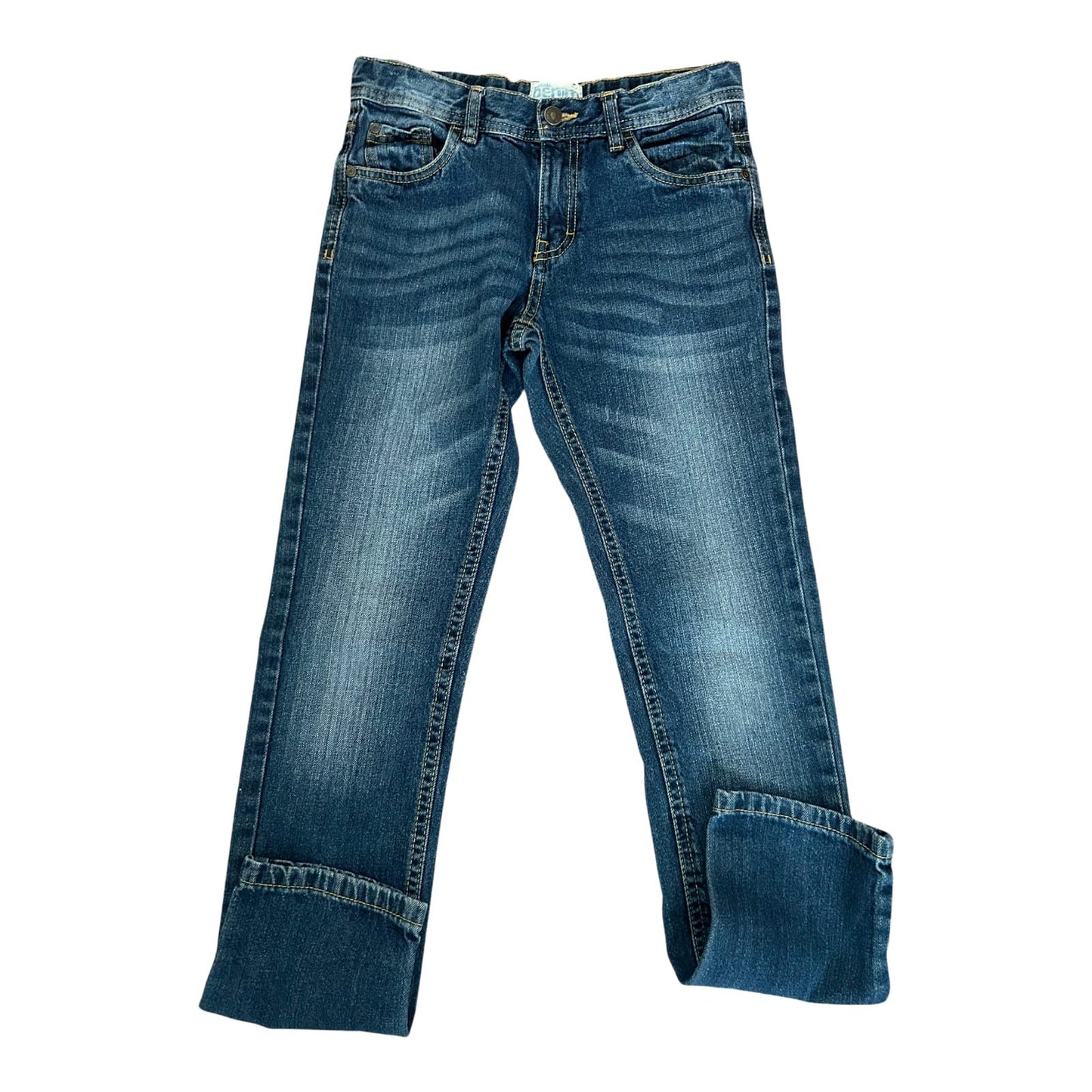 Poco Piano Jeans Jungen Hose Gr 152 Blau Denim Baumwolle Verstellbar