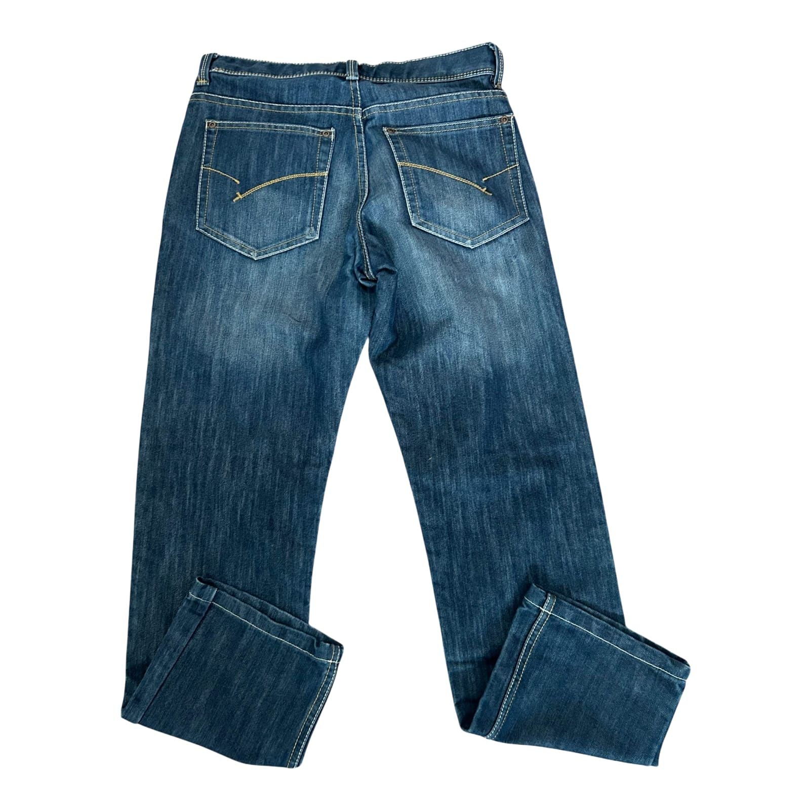 Lemmi Jungen Jeans Hose Gr 176 Slim Blau Denim Freizeit Basic Gerade Fit