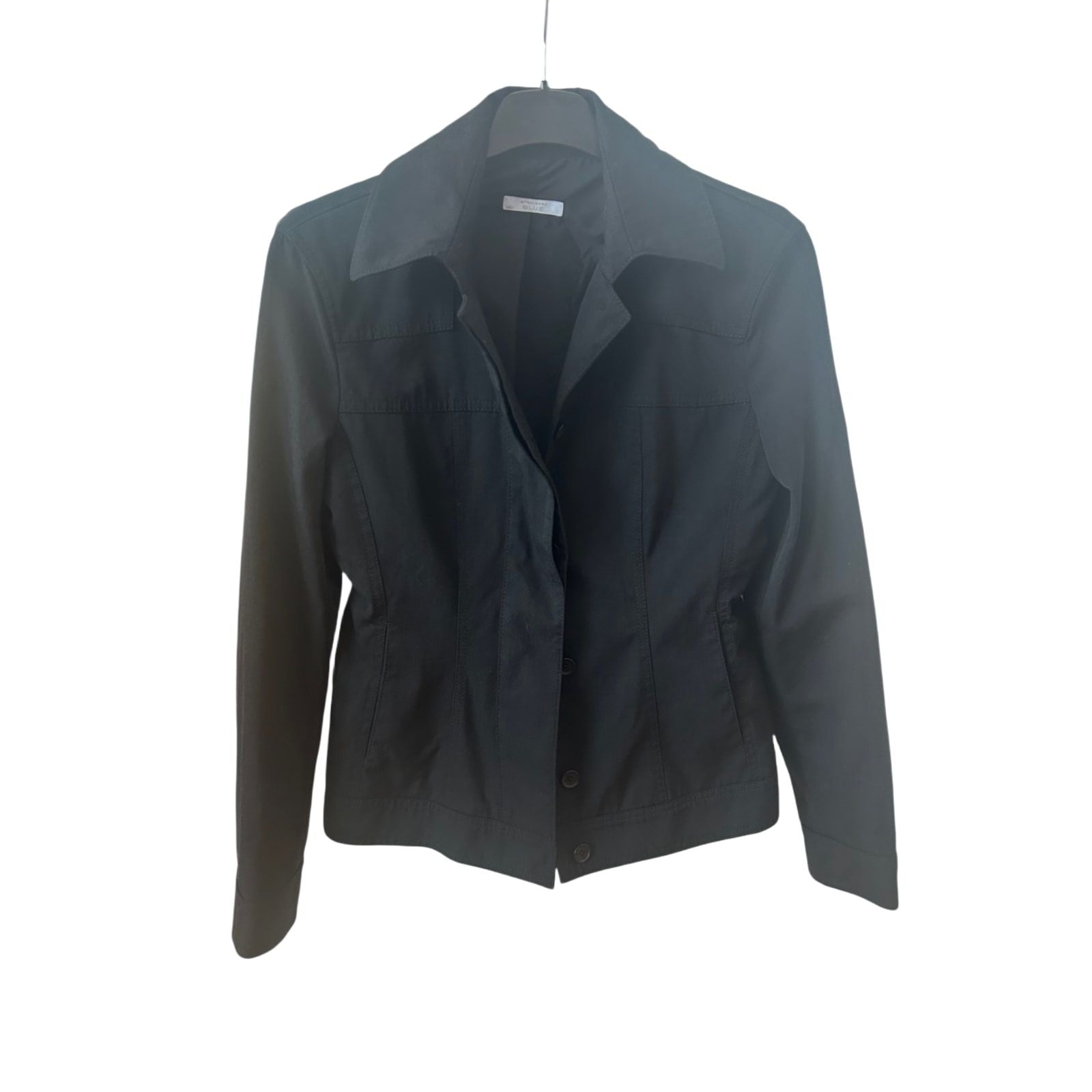 💎 Strenesse Blue Blazer Damen 34 Schwarz – Edle Schurwolle 💎