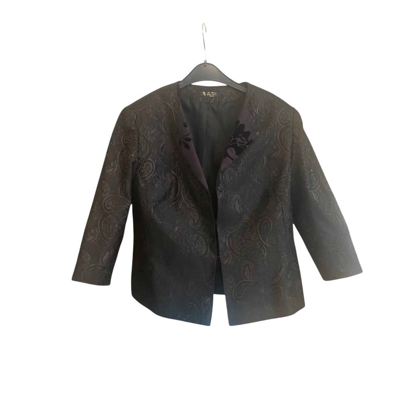 ✨ De Neve Haute Couture Berlin – Edler Damenblazer mit Paisley-Muster - Größe L ✨