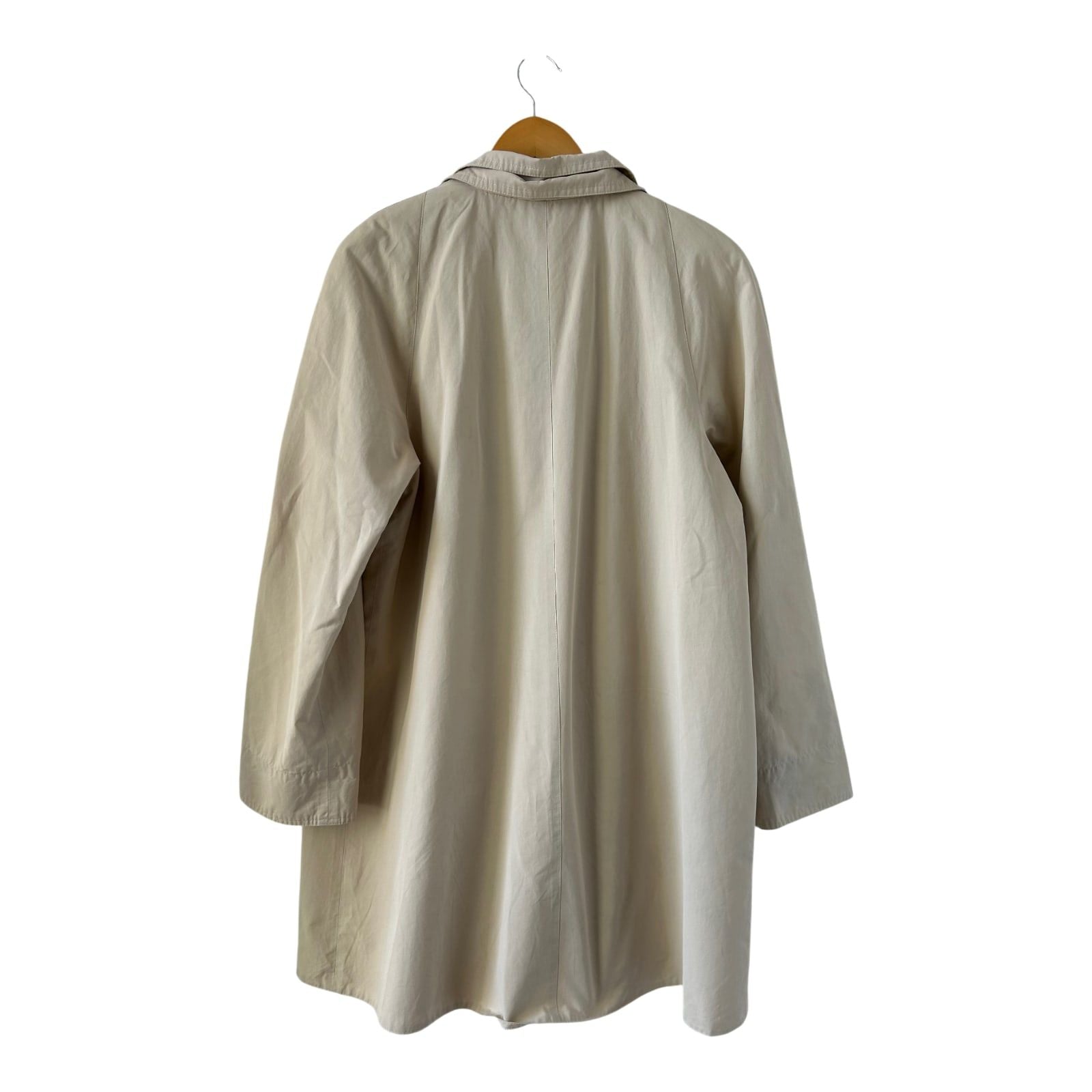Milo Coats Trenchcoat Damen Gr 40 Beige Mantel Wasserabweisend Schulterpolster Elegant