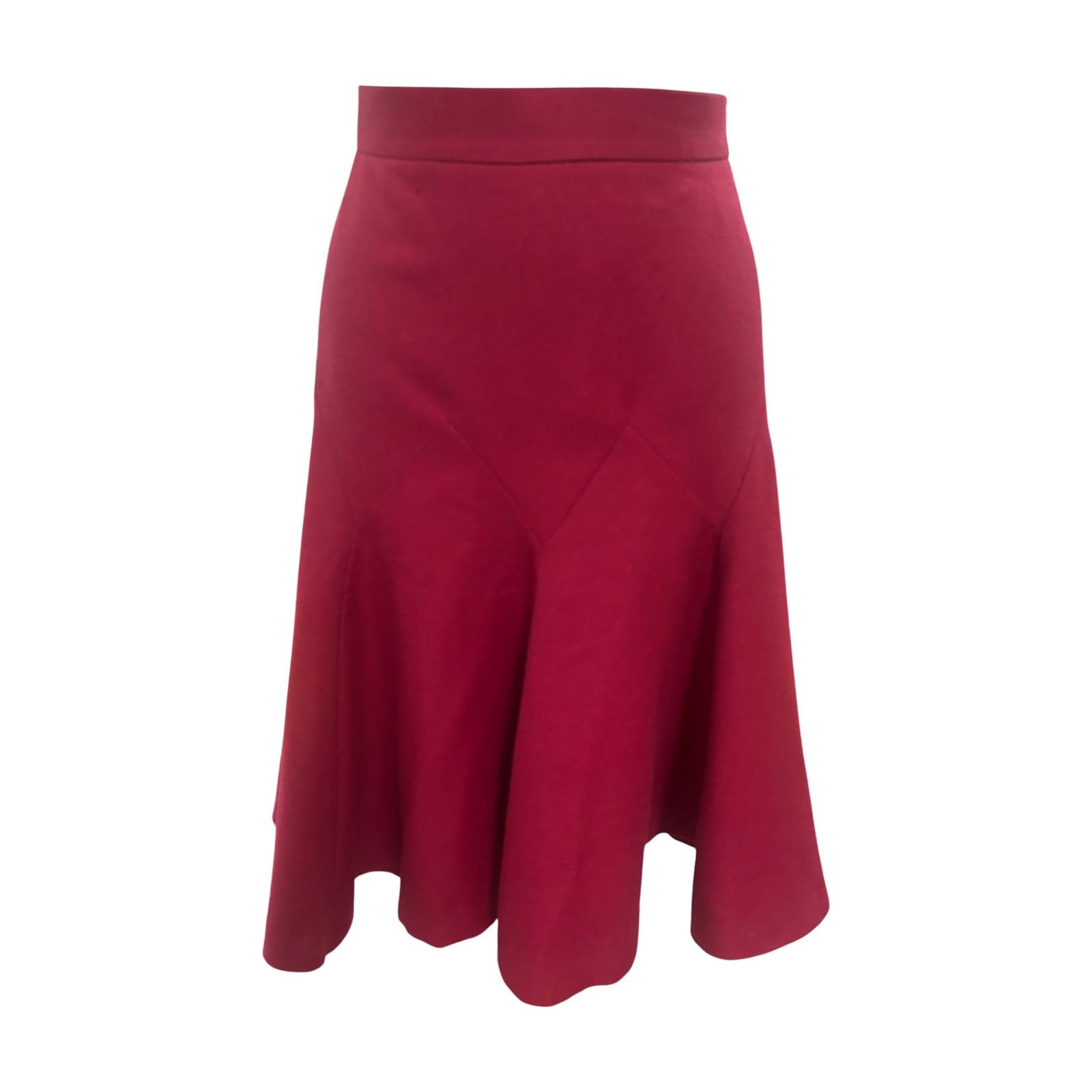 Jenny May Rock Damen Gr 34 XS Pink Vintage schmale Taille Vintage Midi