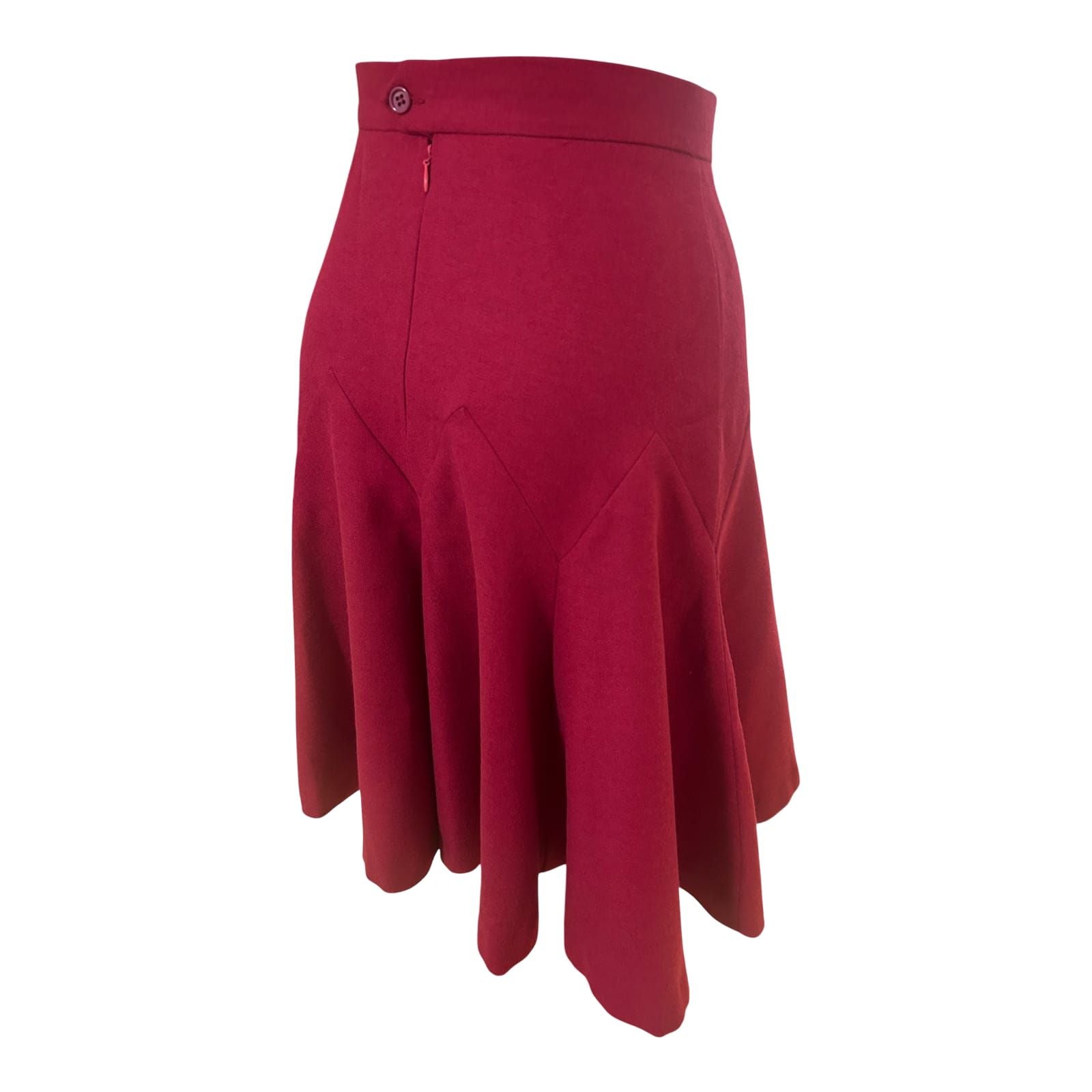 Jenny May Rock Damen Gr 34 XS Pink Vintage schmale Taille Vintage Midi