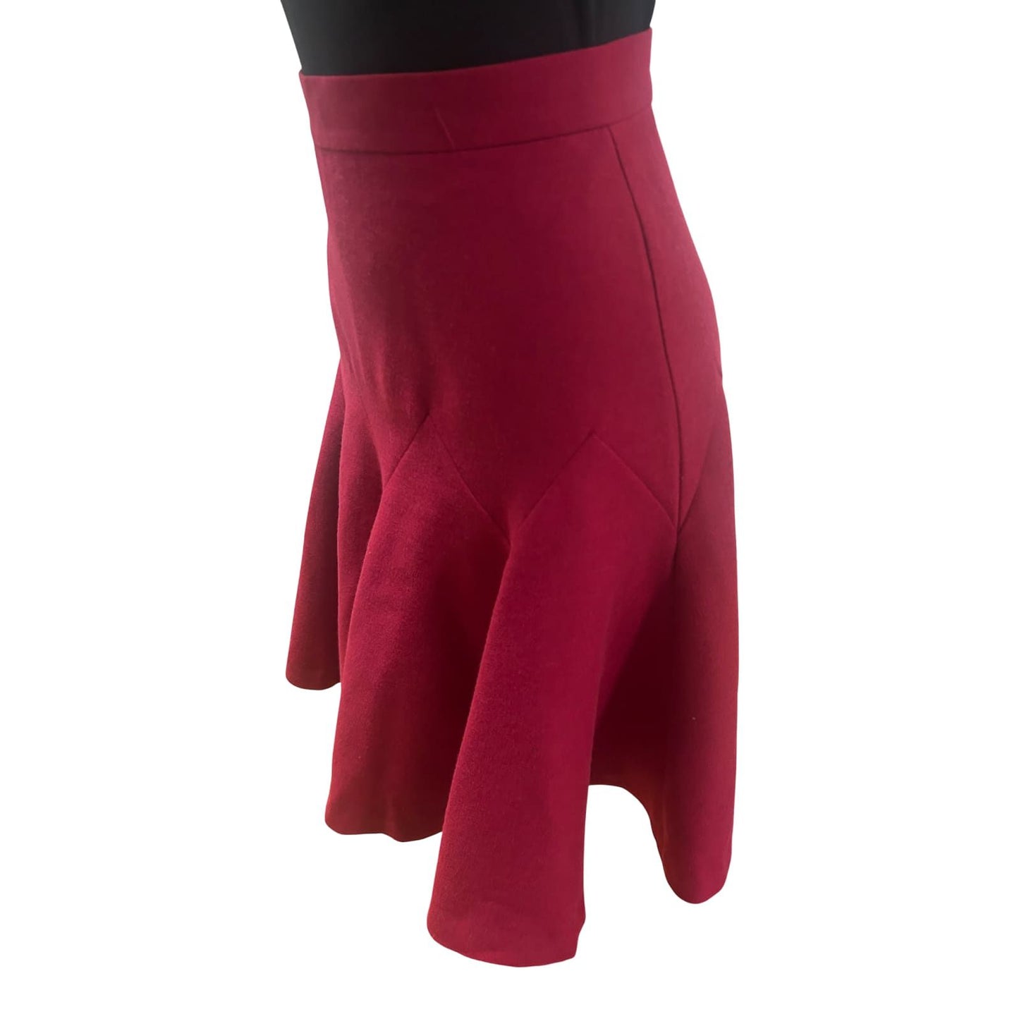 Jenny May Rock Damen Gr 34 XS Pink Vintage schmale Taille Vintage Midi