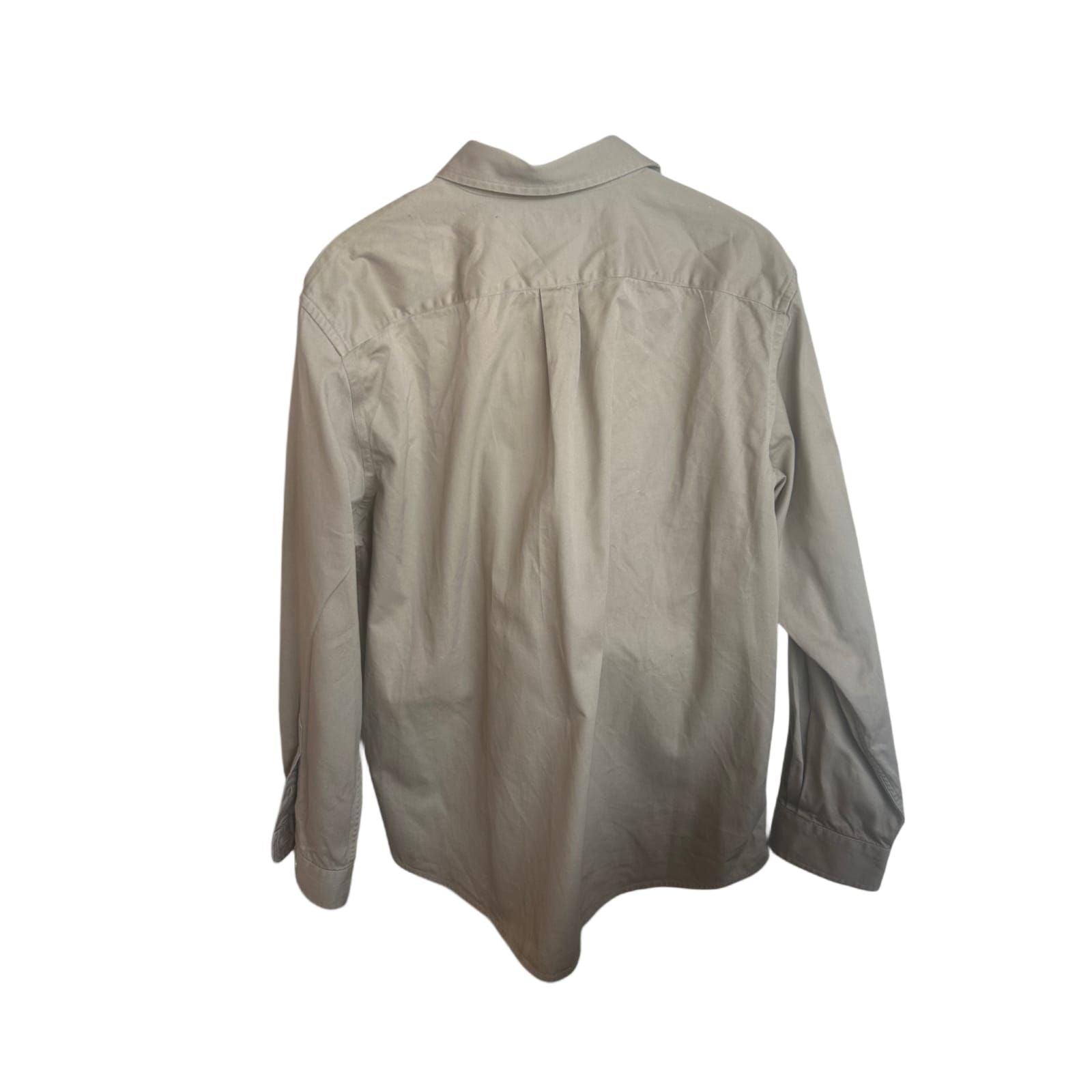 👔 Lands' End Herrenhemd XL – Beige - Freizeit & Outdoor  👔
