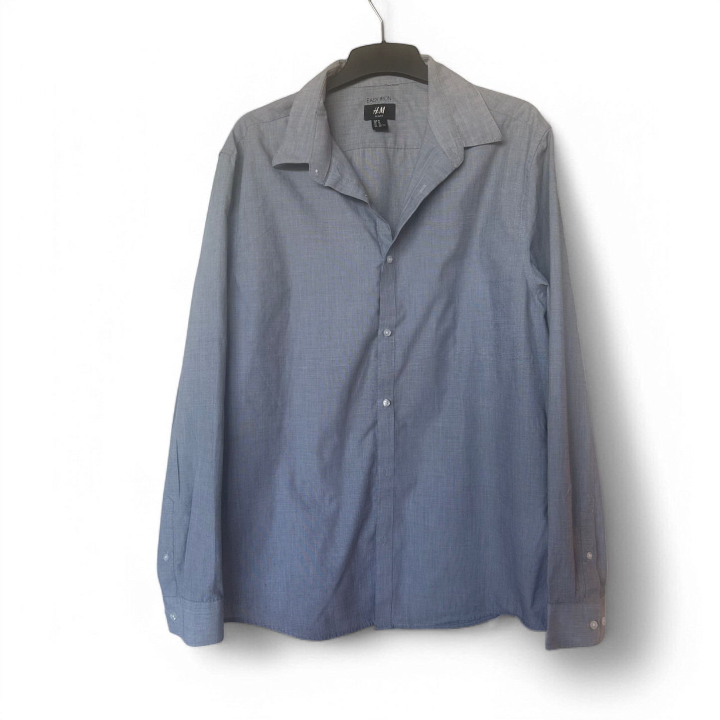 👔 H&M Easy Iron Herrenhemd XL – Slim Fit – Hellblau  👔