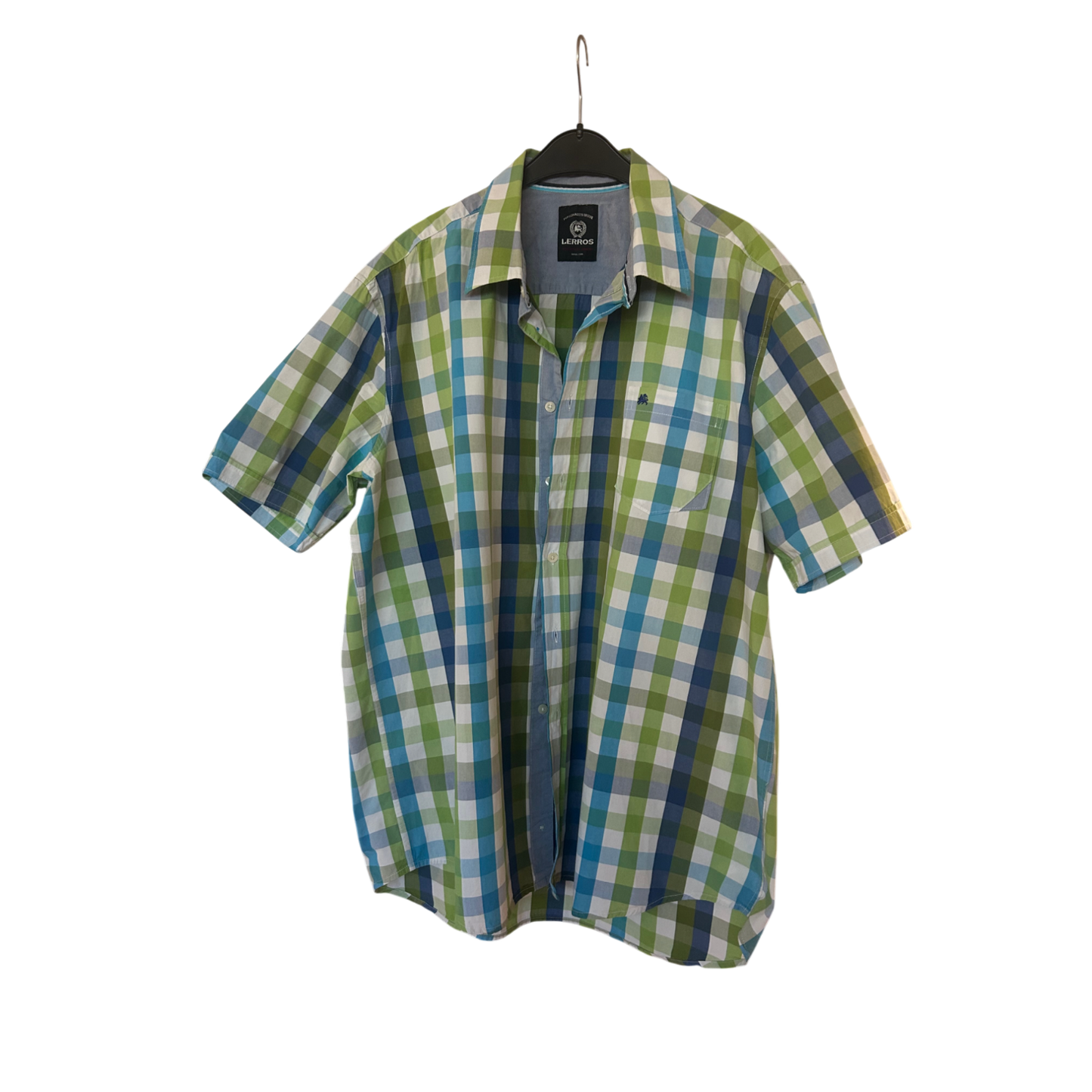 👔 Lerros Herrenhemd XXL – Kariert – Sommerlich & Freizeit 👔