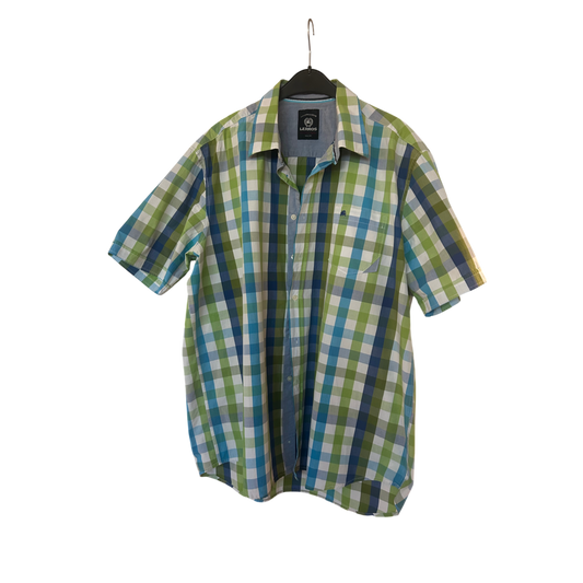 👔 Lerros Herrenhemd XXL – Kariert – Sommerlich & Freizeit 👔