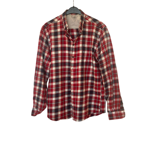 🔥 Reell Herrenhemd L – Kariert – 100 % Baumwolle – Holzfäller-Look 🔥