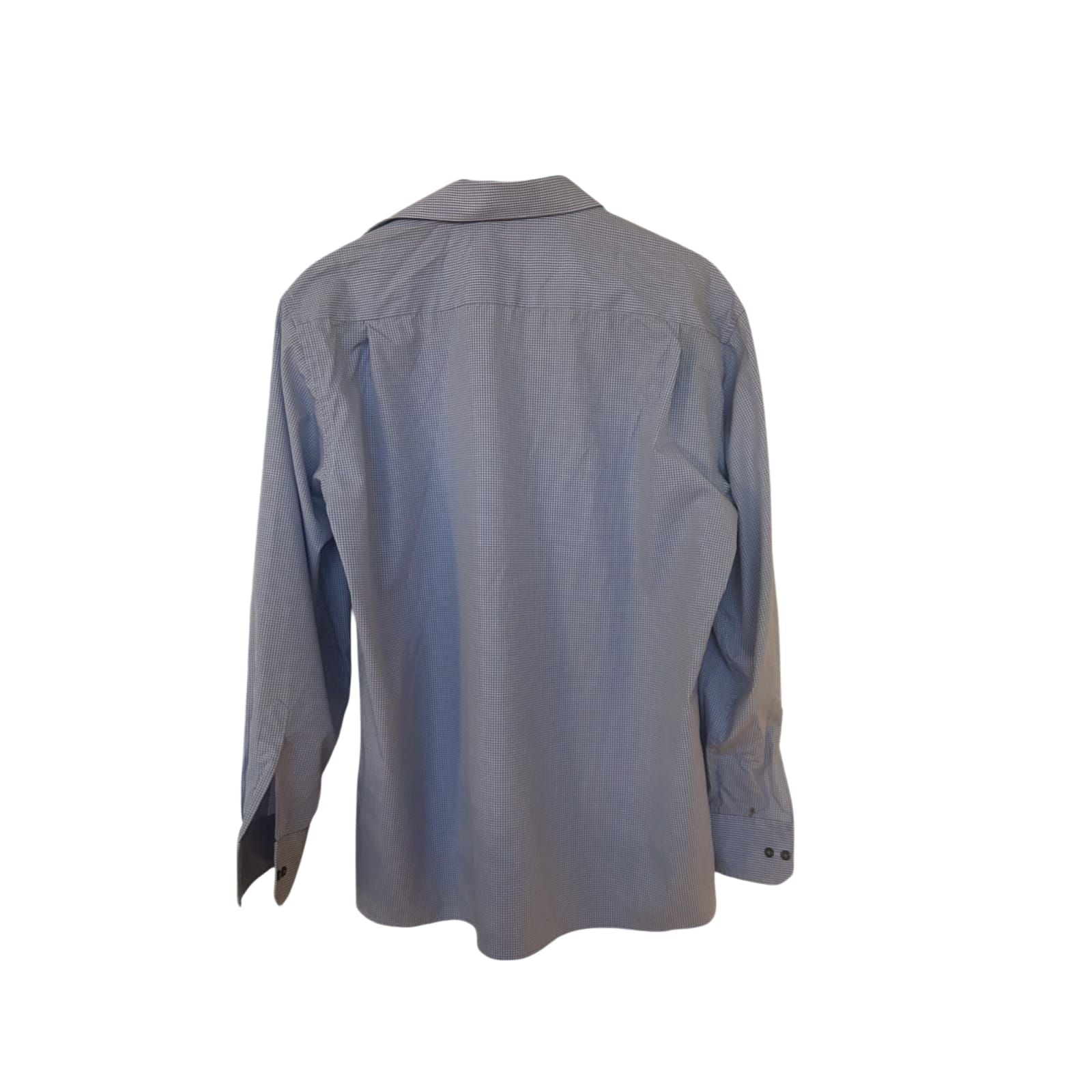 👔 Eterna Herrenhemd L – Comfort Fit – Hellblau Kariert – 100 % Baumwolle 👔