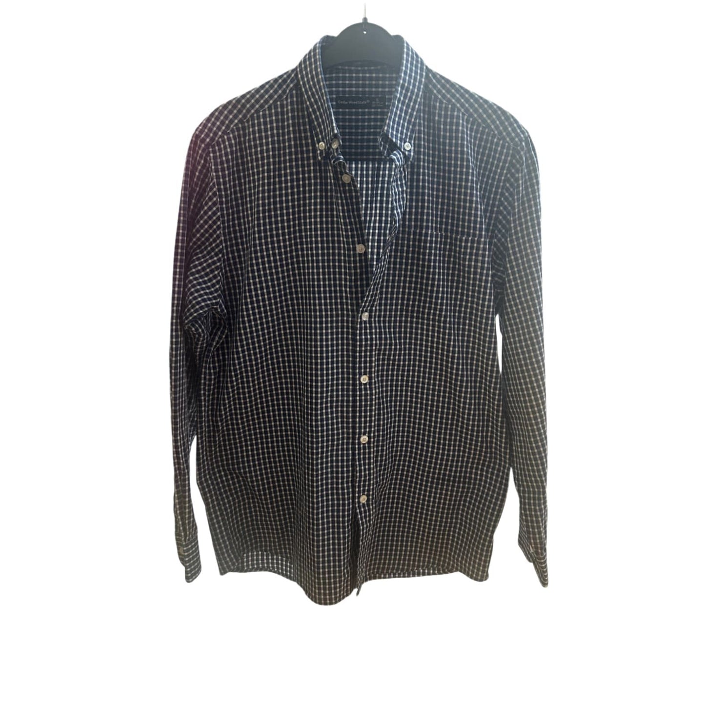 👔 Cedar Wood State Herrenhemd S – Kariert - Business Casual 👔