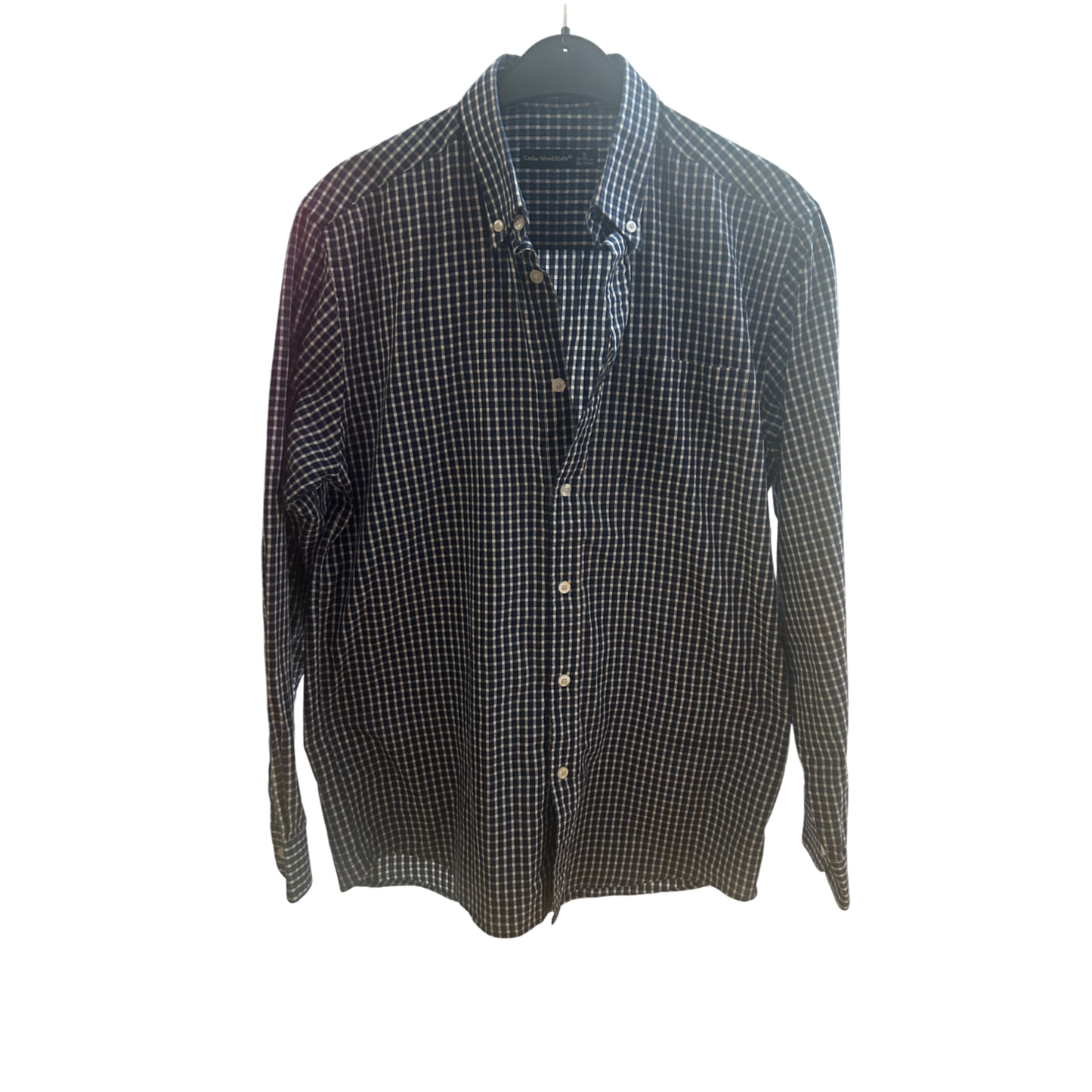 👔 Cedar Wood State Herrenhemd S – Kariert - Business Casual 👔