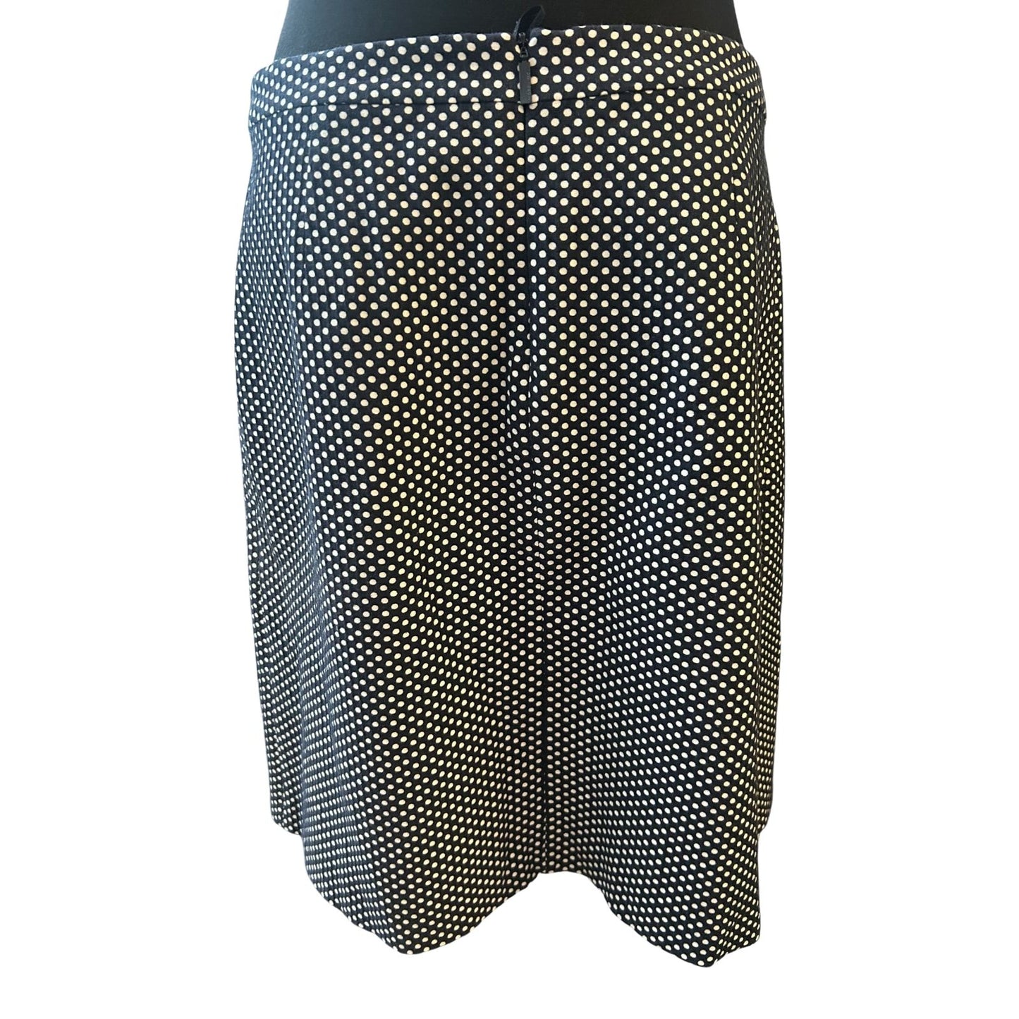 More & More Rock Damen Gr 40 Blau Weiss Punkte Sommer Elegant Midi
