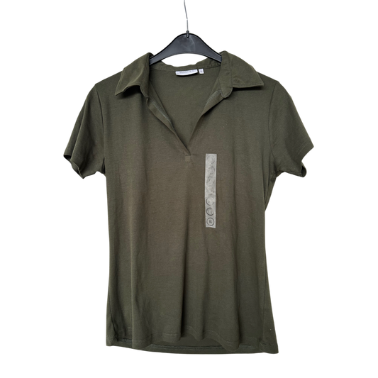 🌿 Yessica Poloshirt Damen XL – Olivgrün – Baumwolle - NEU🌿