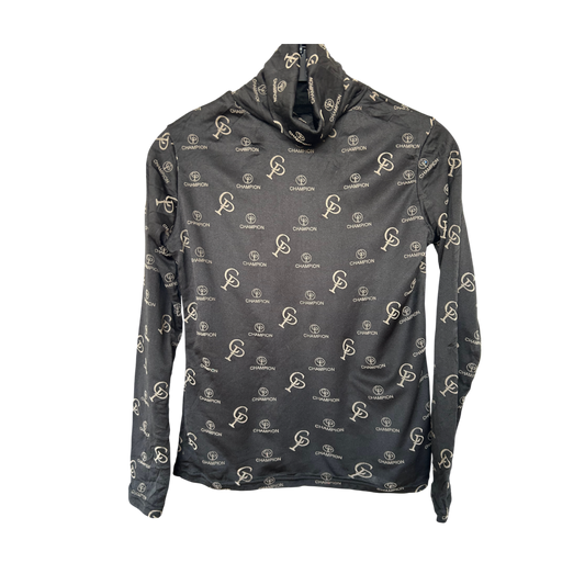 👕 Stretch-Shirt Damen XL/XXL – Allover Champion Look  👕