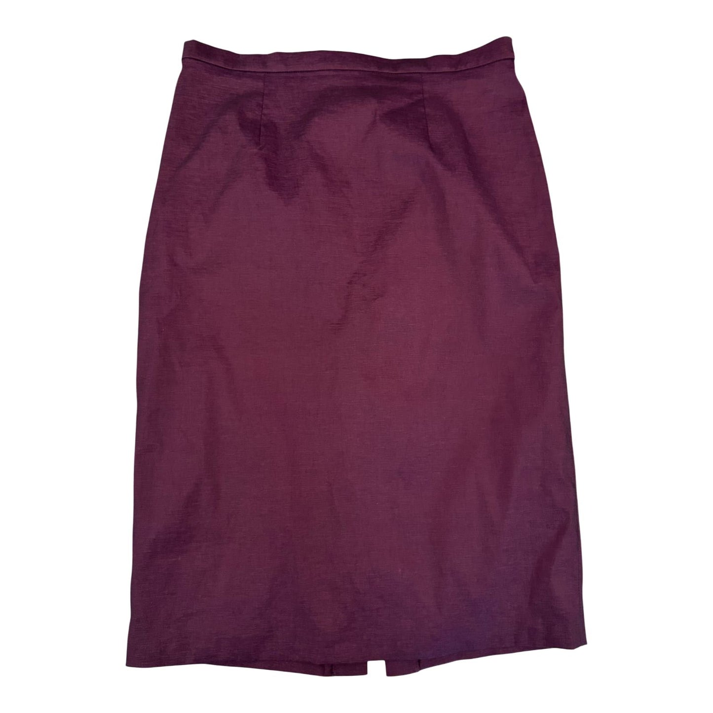 Star Night Rock Damen Rock Gr 42 Bordeaux Elegant Schimmernd Knielang