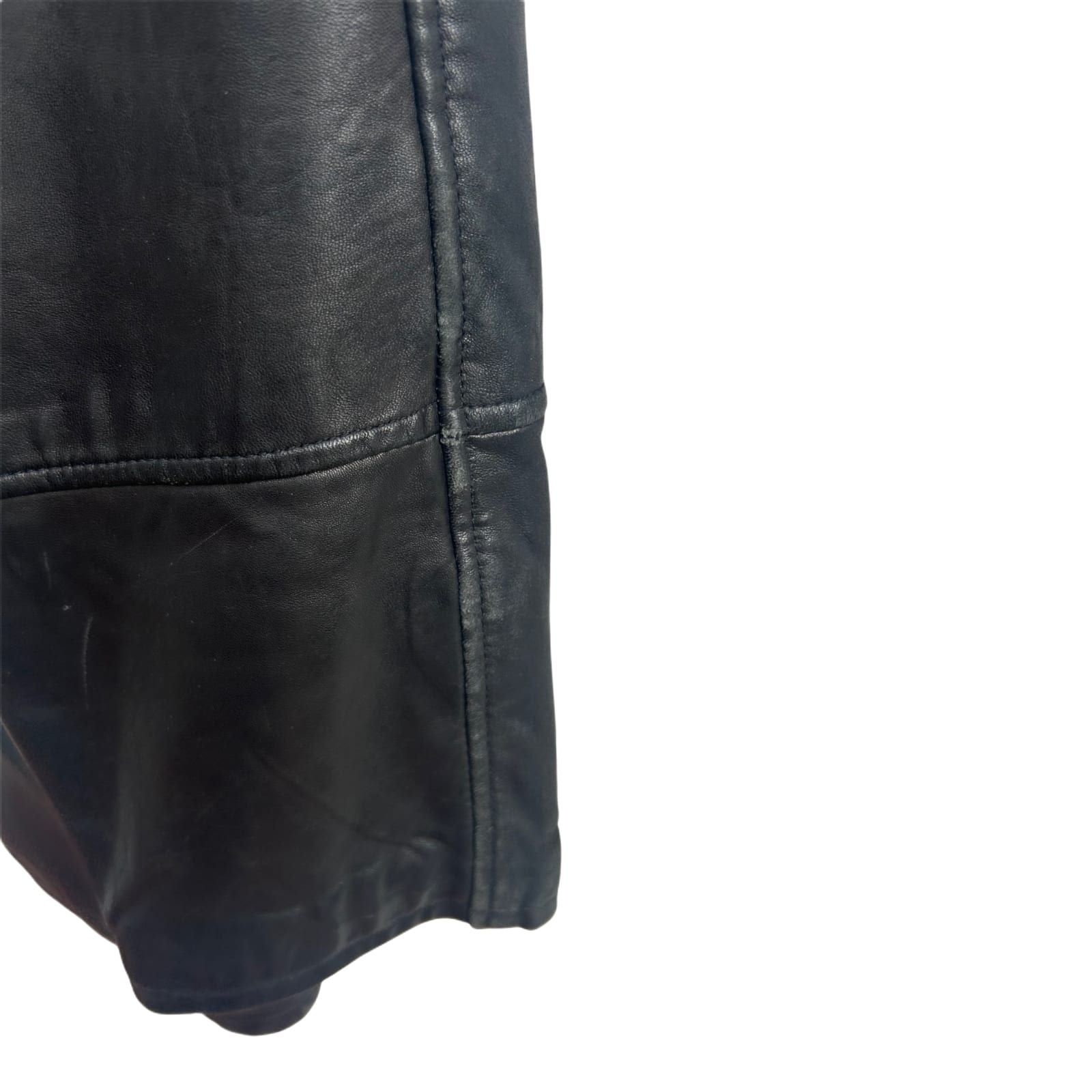 Lederjacke Schwarz Herren Itallo Leather Fashion Gr 50 Echtleder Vintage Softleder