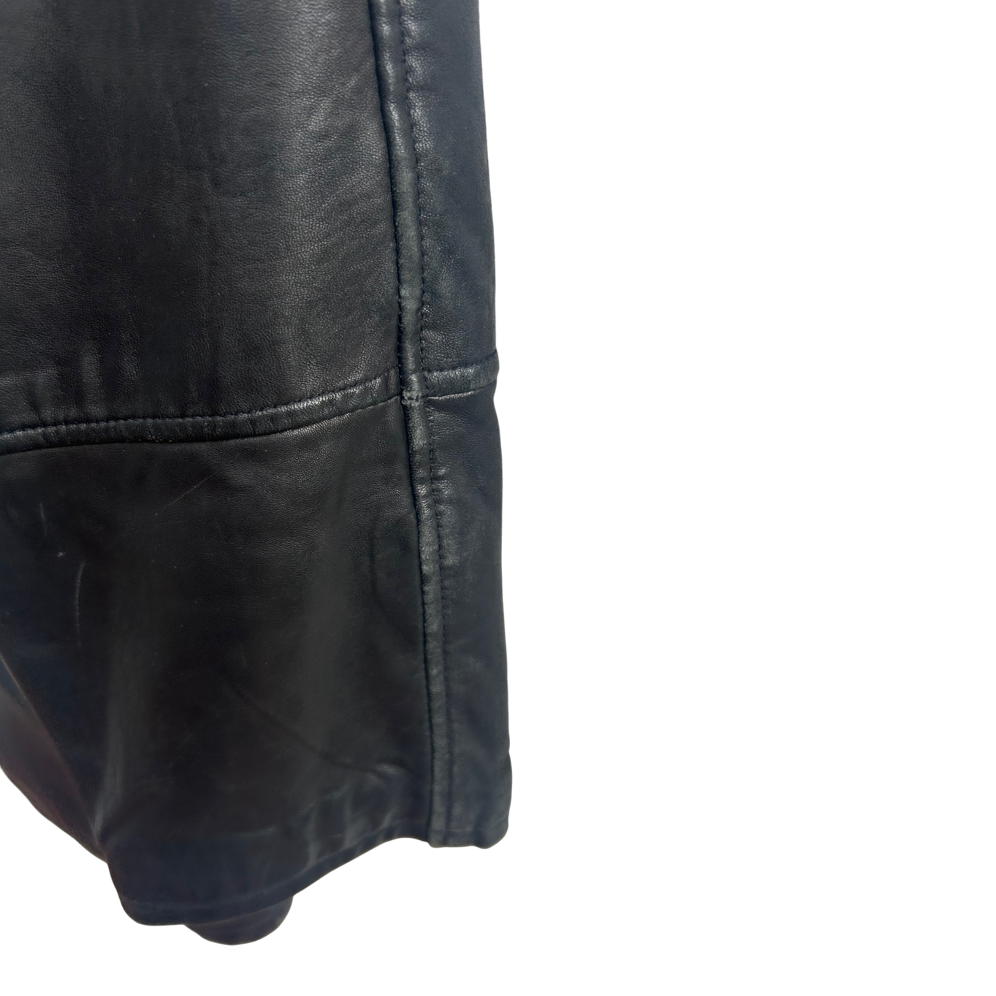 Lederjacke Schwarz Herren Itallo Leather Fashion Gr 50 Echtleder Vintage Softleder