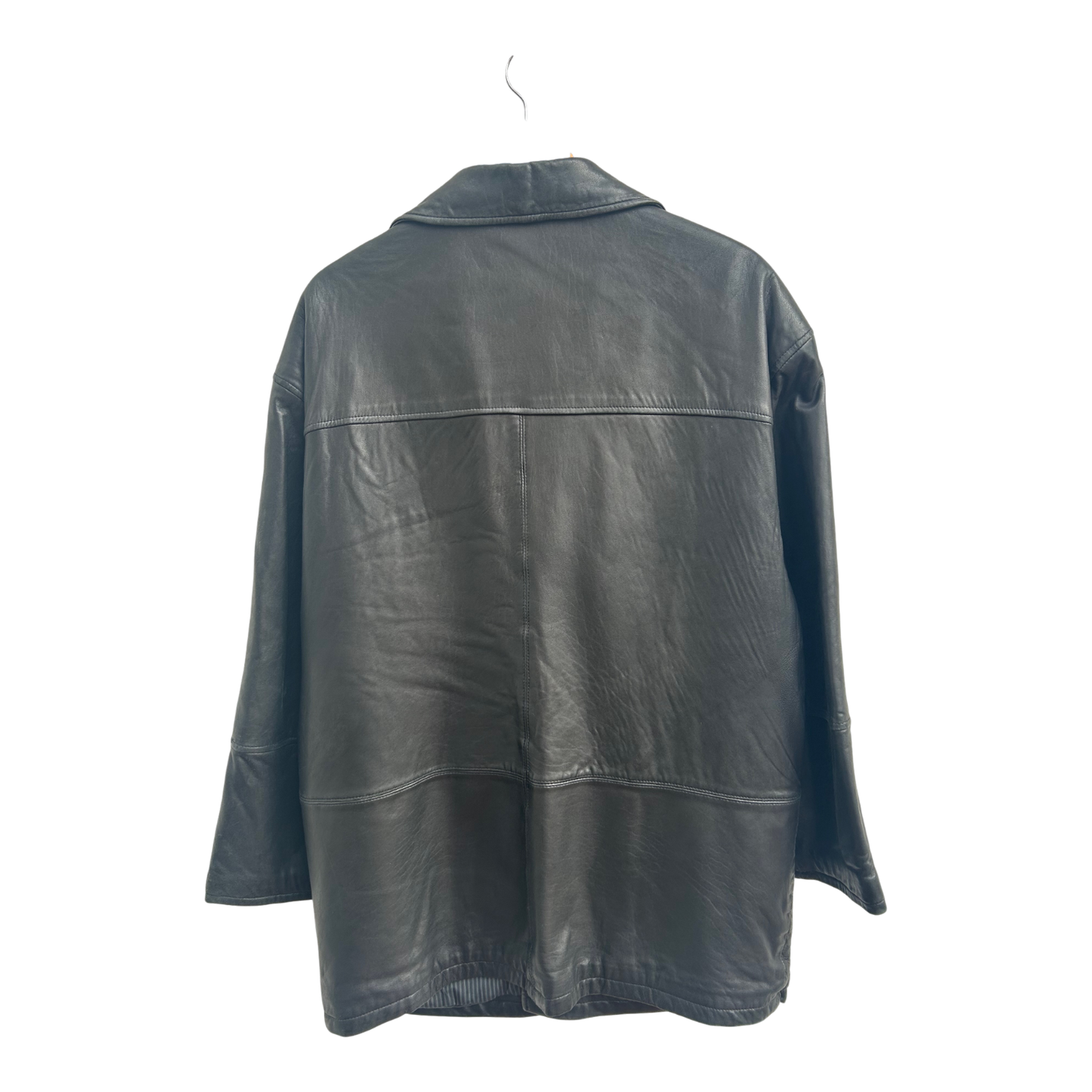 Lederjacke Schwarz Herren Itallo Leather Fashion Gr 50 Echtleder Vintage Softleder