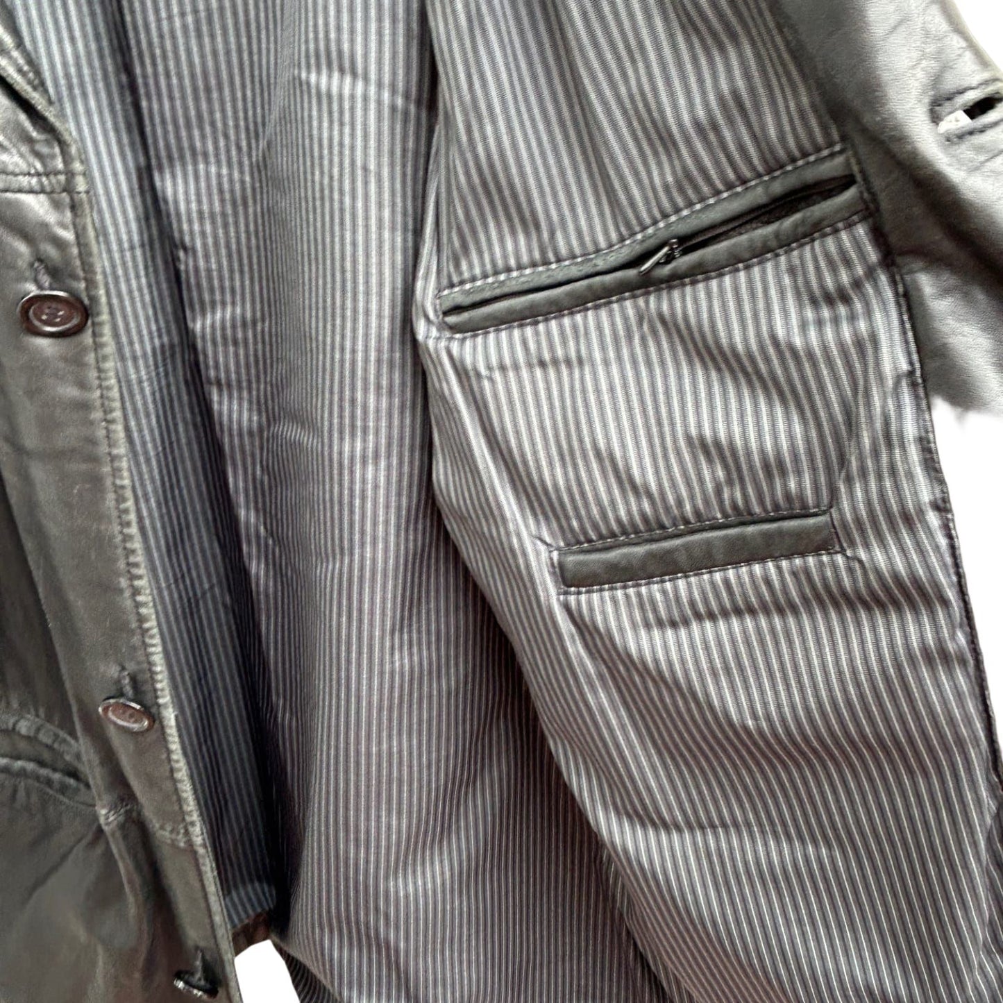 Lederjacke Schwarz Herren Itallo Leather Fashion Gr 50 Echtleder Vintage Softleder