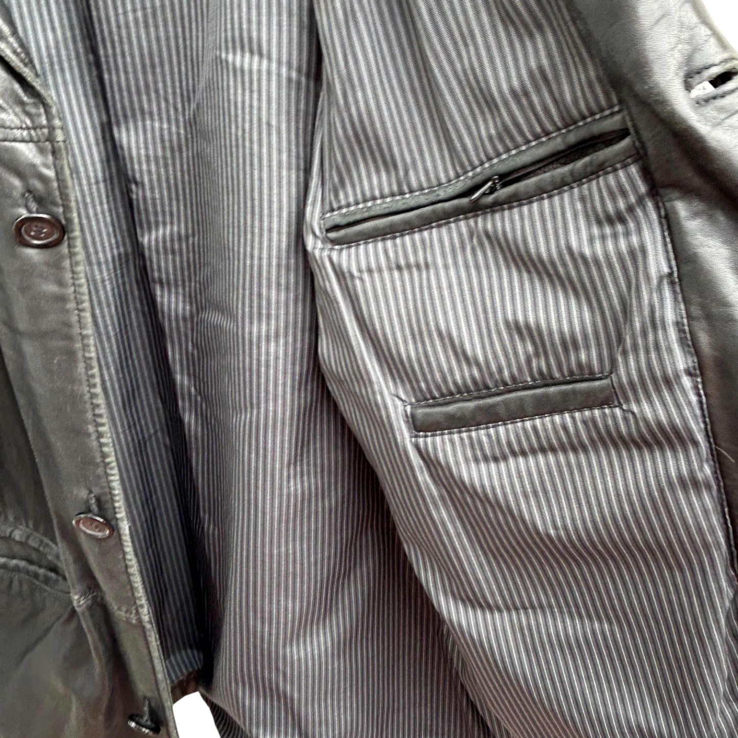 Lederjacke Schwarz Herren Itallo Leather Fashion Gr 50 Echtleder Vintage Softleder