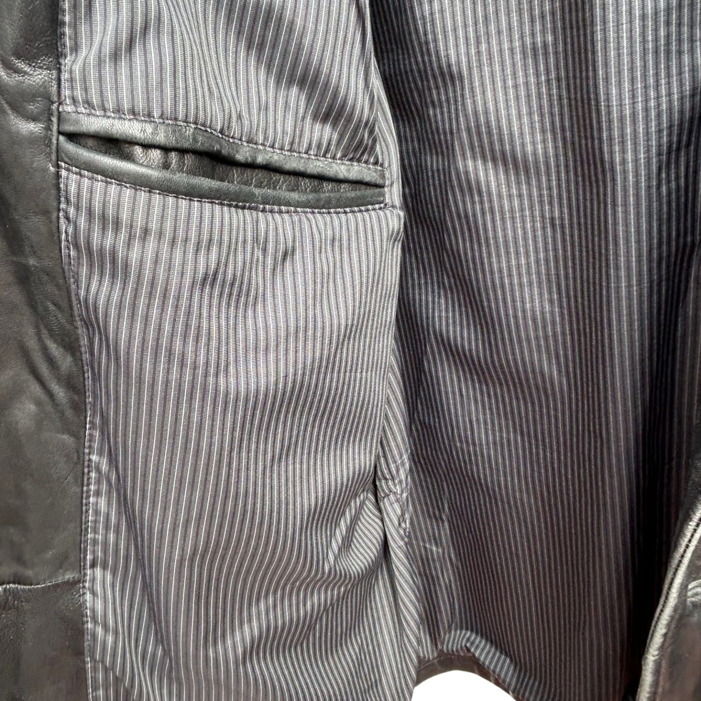 Lederjacke Schwarz Herren Itallo Leather Fashion Gr 50 Echtleder Vintage Softleder