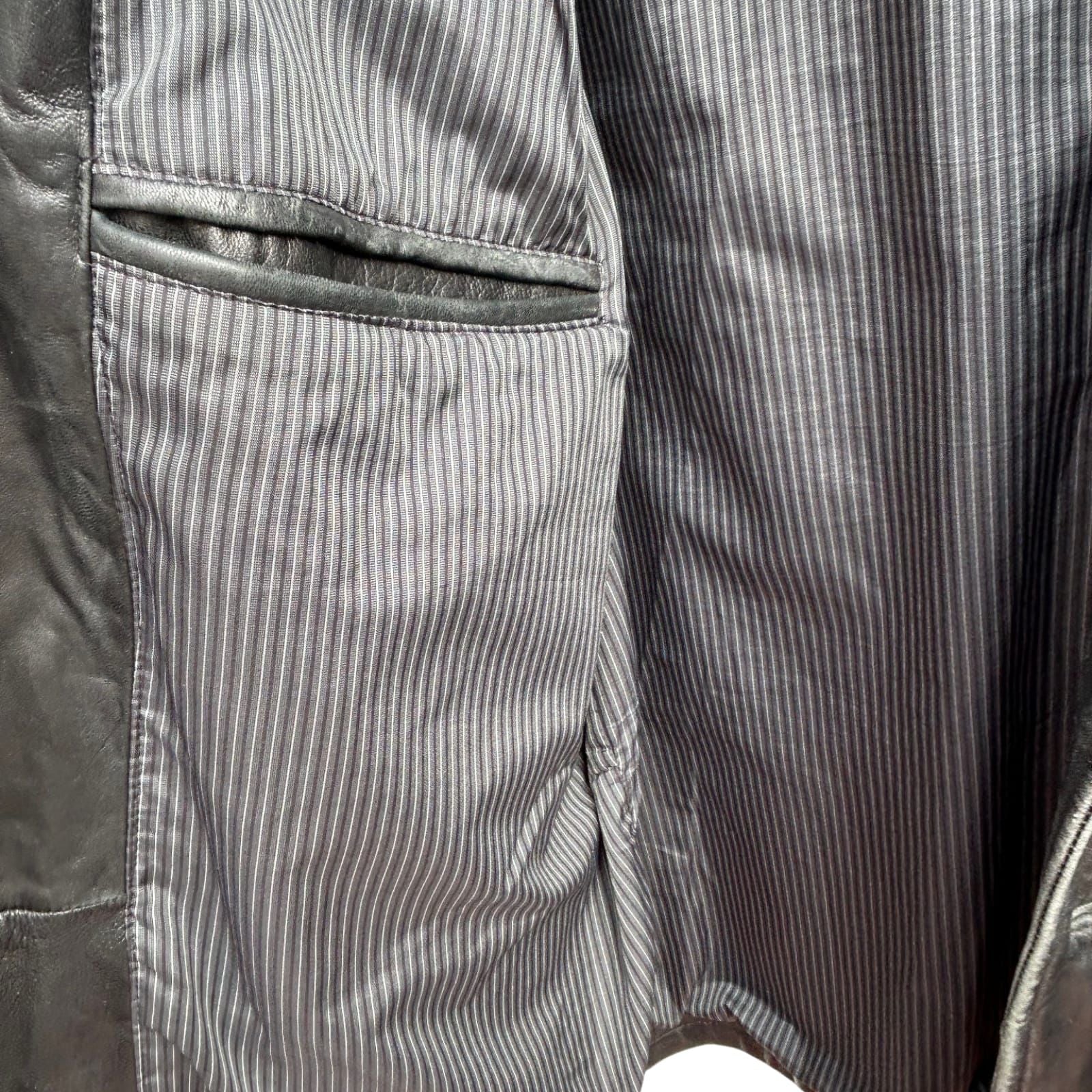 Lederjacke Schwarz Herren Itallo Leather Fashion Gr 50 Echtleder Vintage Softleder