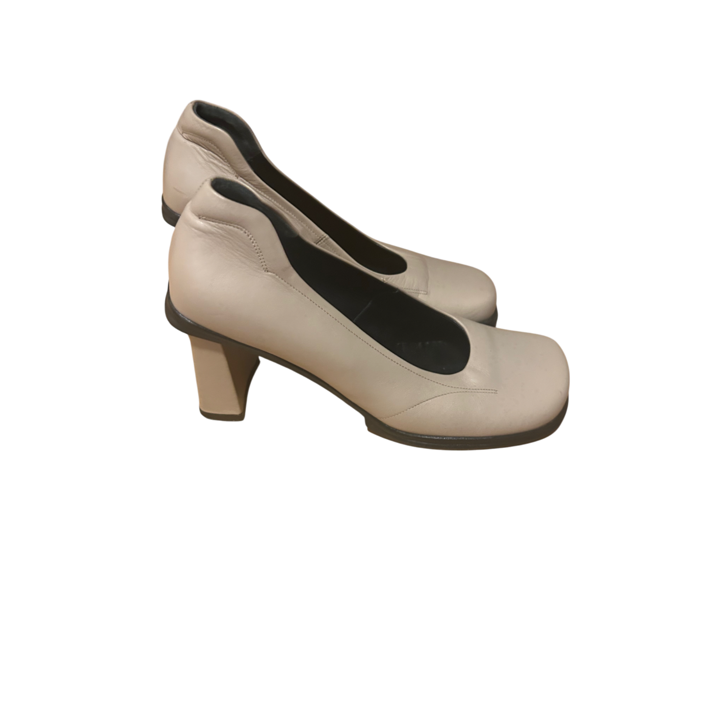 ✨ Janet & Janet Pumps Gr. 37 – Echtleder Nude – Neu 🇮🇹