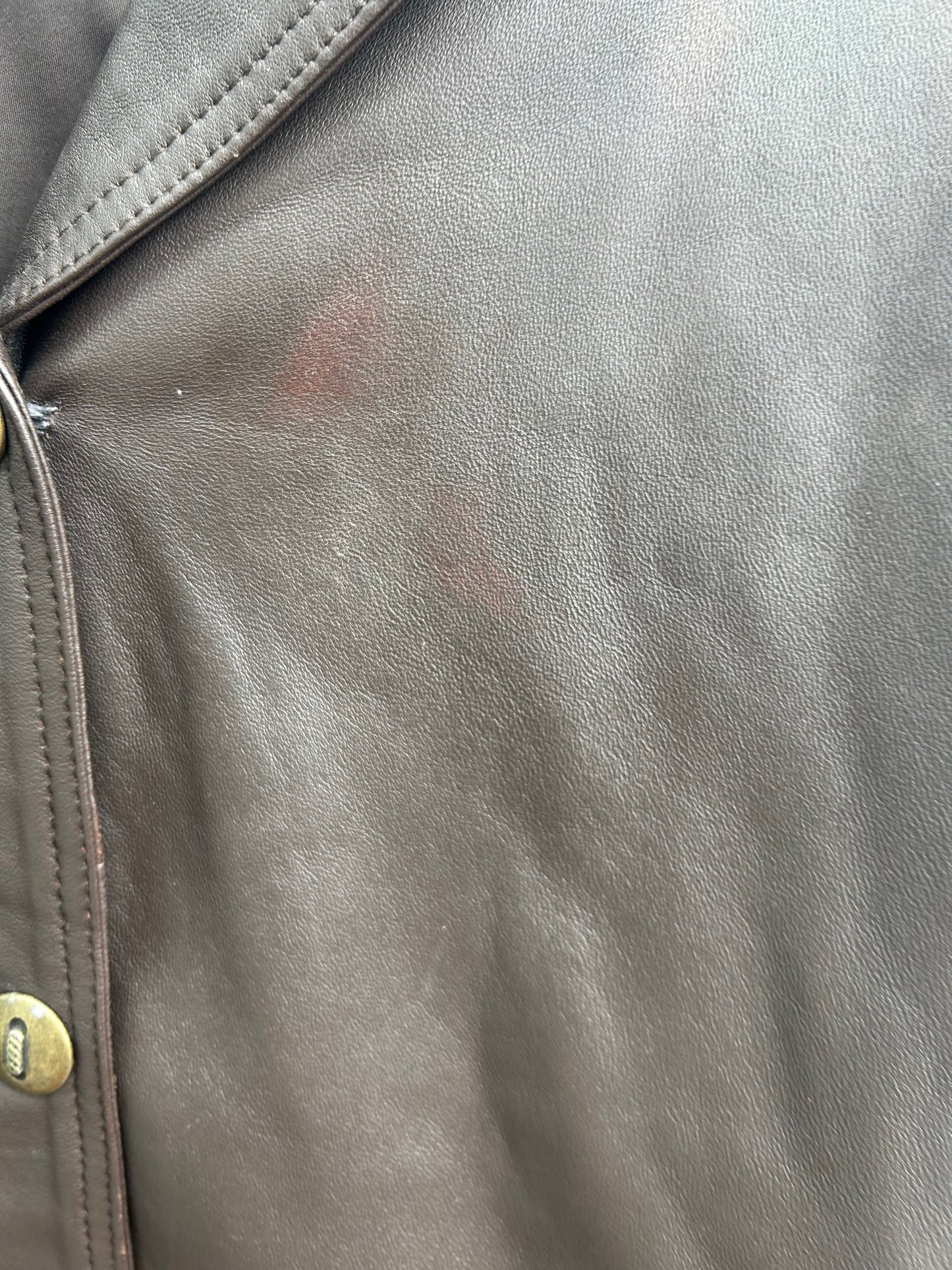 Lederjacke Braun Damen Gr 44 Cabrini Silver Line Lammleder Classic Vintage