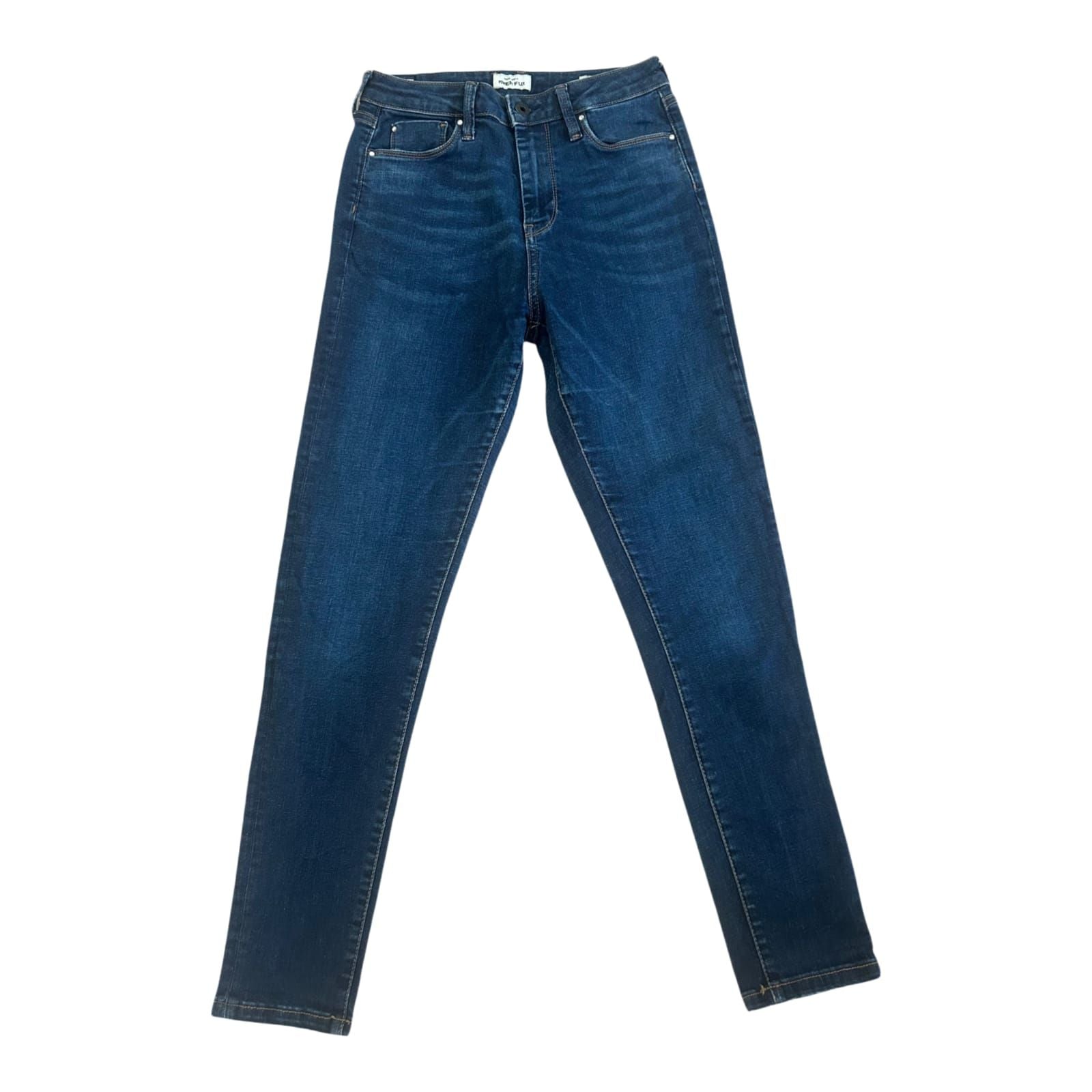 Pepe Jeans Damen Jeans Dion Skinny High Waist Gr W28 Blau Stretch Slim