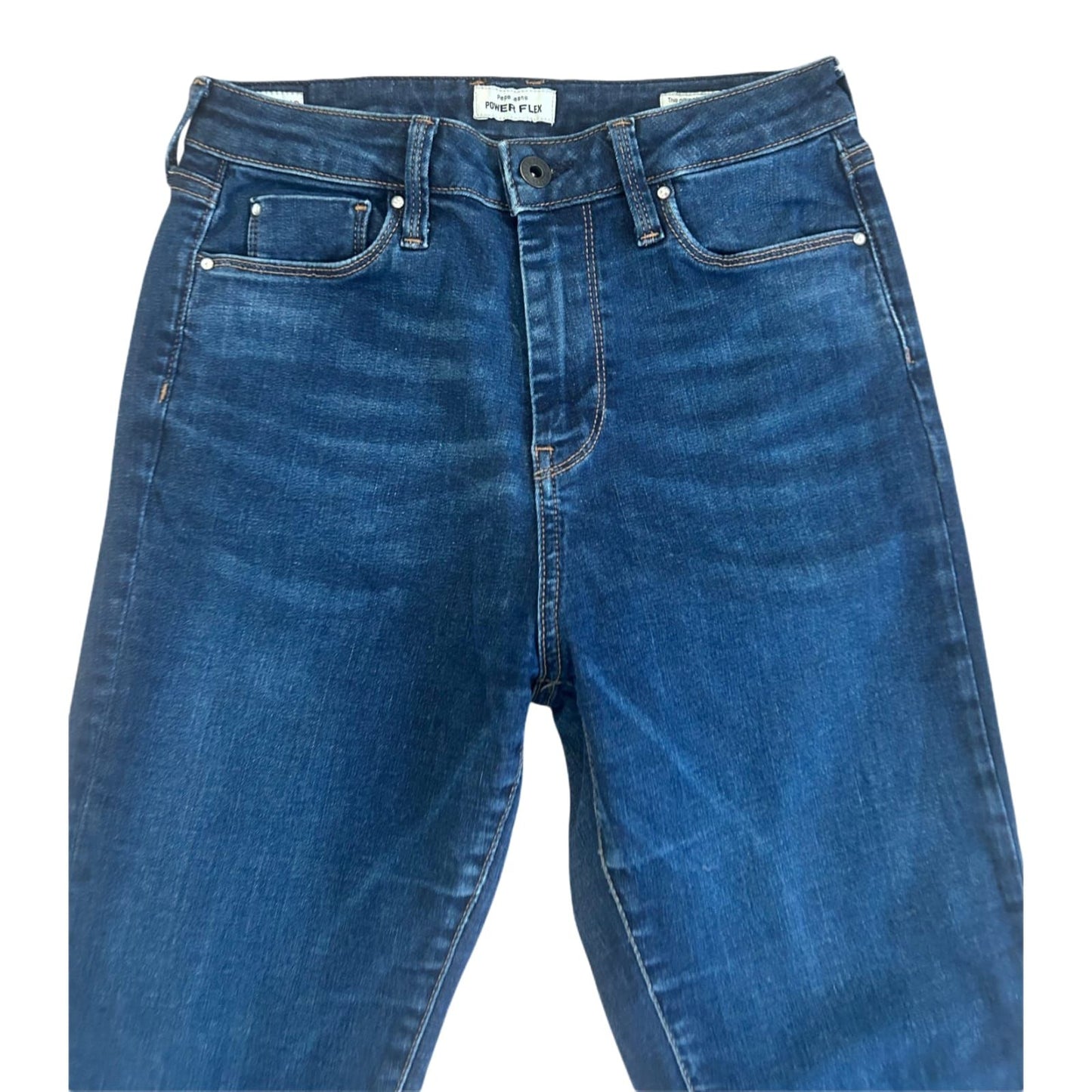 Pepe Jeans Damen Jeans Dion Skinny High Waist Gr W28 Blau Stretch Slim