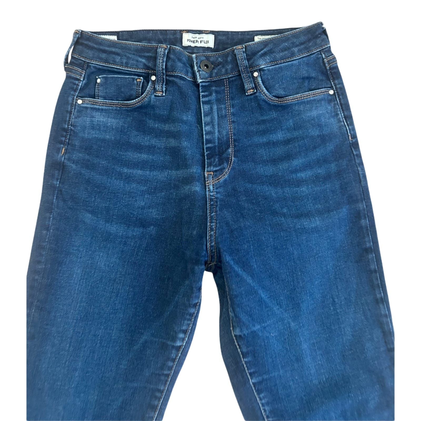 Pepe Jeans Damen Jeans Dion Skinny High Waist Gr W28 Blau Stretch Slim