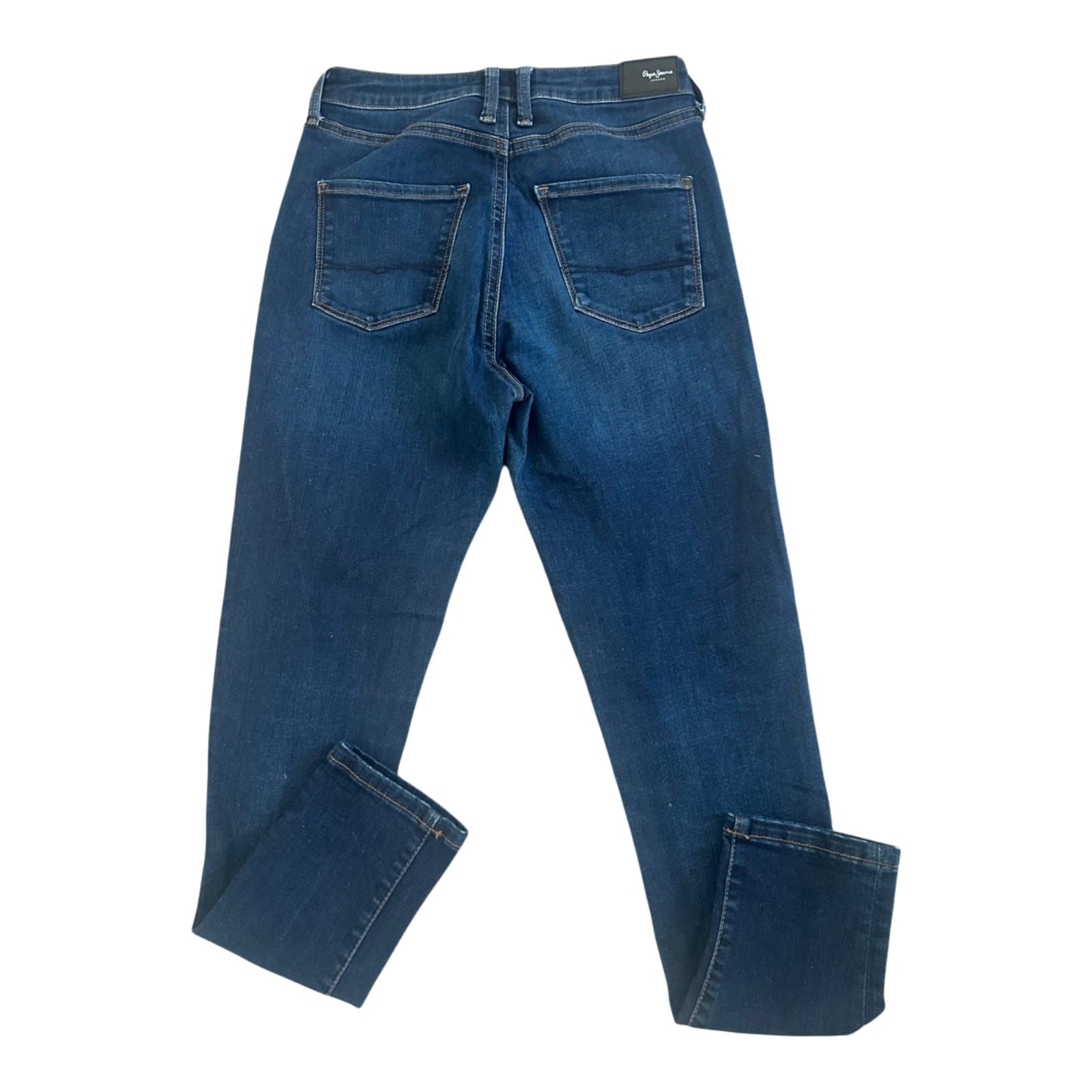 Pepe Jeans Damen Jeans Dion Skinny High Waist Gr W28 Blau Stretch Slim