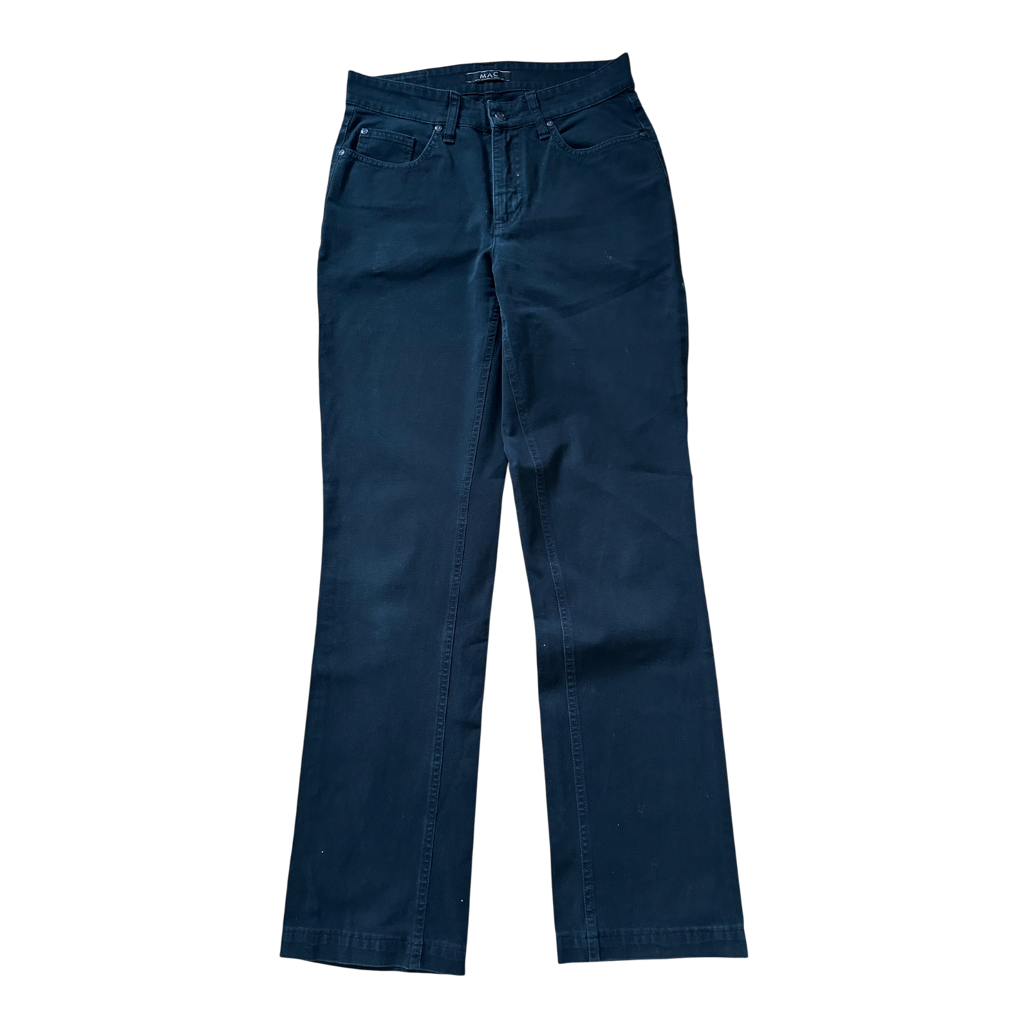 MAC Damen Hose Melanie Country Gr 36 L32 Schwarz Stretch Glitzer Modern Elegant