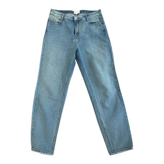Maison 123 Jeans Damen Hose Gr 38 Blau High Waist Wide Leg Baumwolle