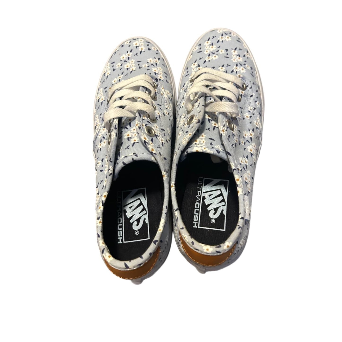 🧢 Vans Sneaker Damen 38 Blau mit Blumenmuster – Neu
