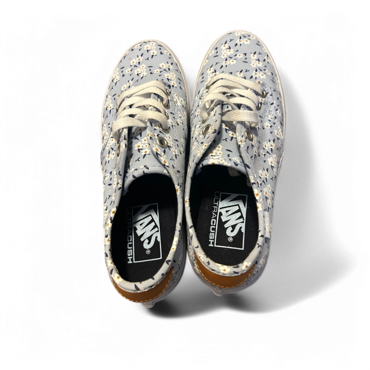 🧢 Vans Sneaker Damen 38 Blau mit Blumenmuster – Neu