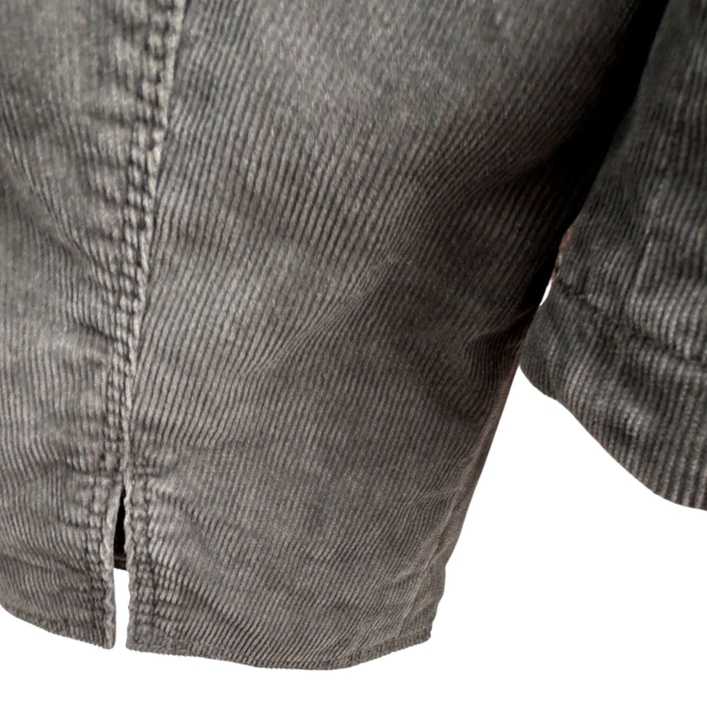 Taifun Blazer Damen 42 Grau Cord Klassisch Elegant Baumwolle Stretch Gefüttert