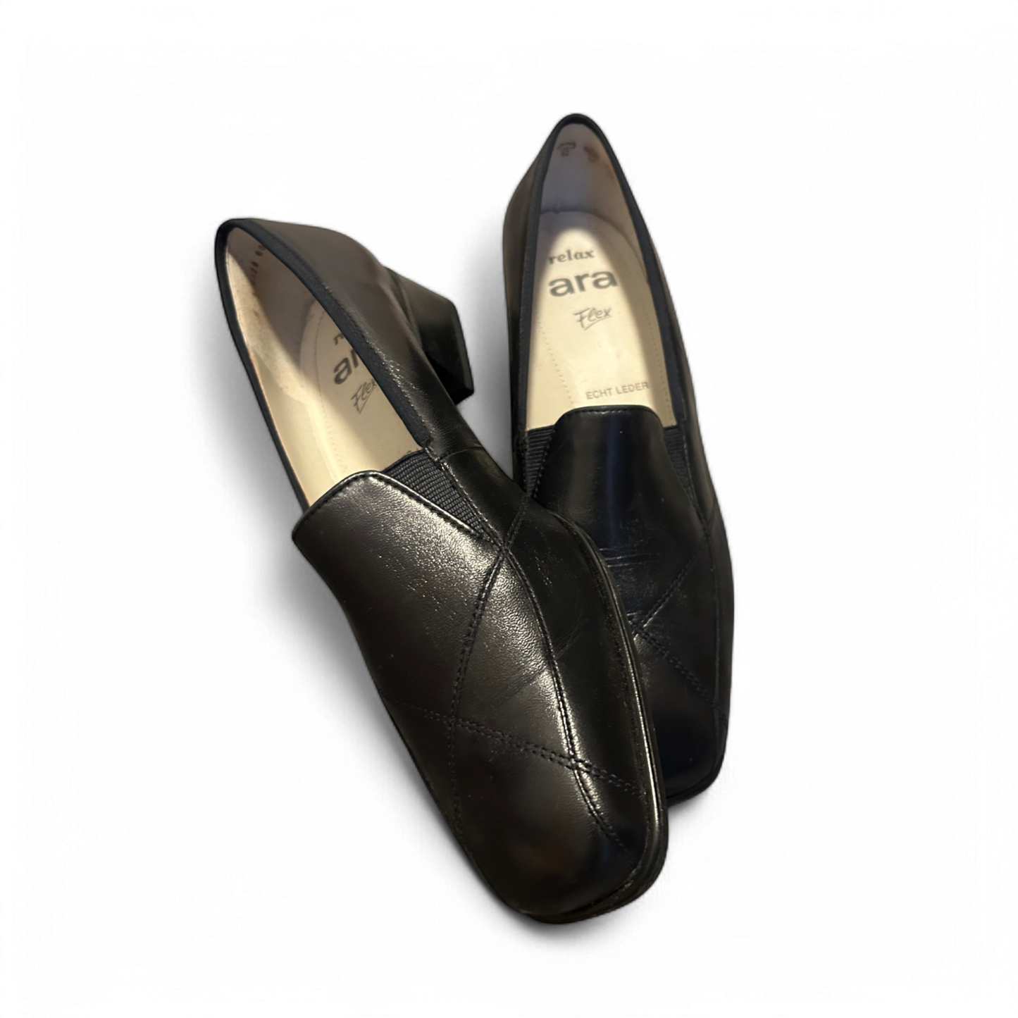 🥿 Ara Pumps Damen Gr. 40 Schwarz Leder – Top Zustand