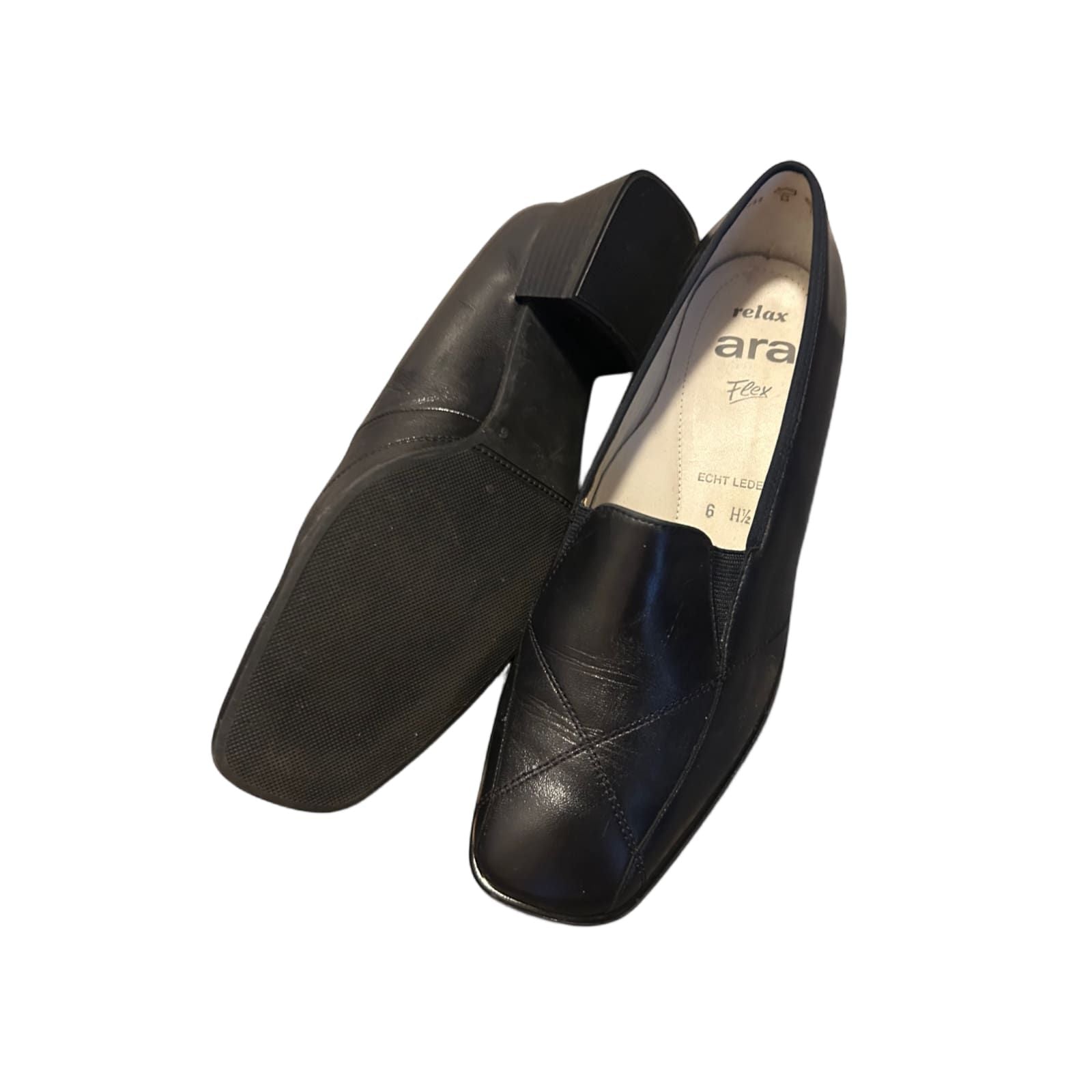 🥿 Ara Pumps Damen Gr. 40 Schwarz Leder – Top Zustand