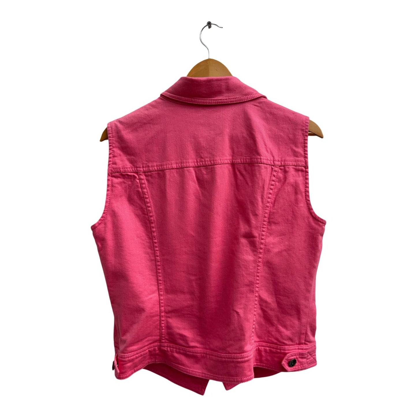 Bonita Jeansweste Damen Gr 40 Pink Stretch Sommer Freizeit Modern Klassisch