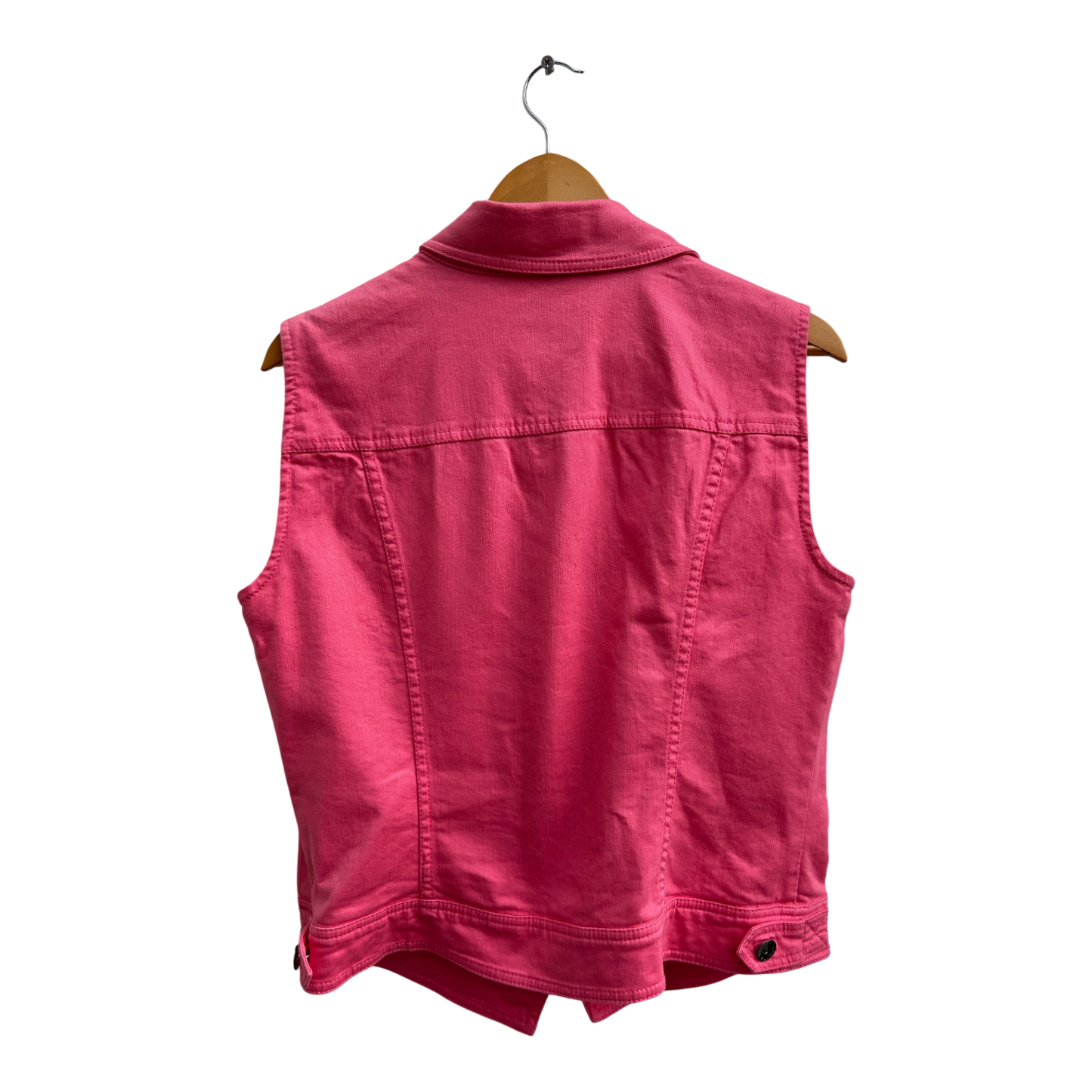 Bonita Jeansweste Damen Gr 40 Pink Stretch Sommer Freizeit Modern Klassisch