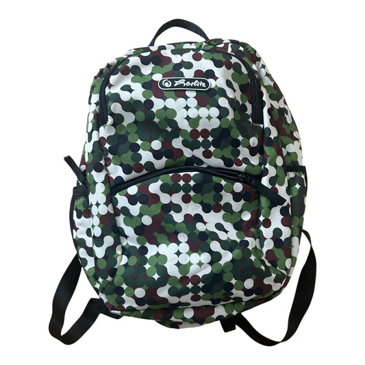 Herlitz Rucksack Camouflage Grün Braun Weiß Schule Freizeit Gepolstert Top
