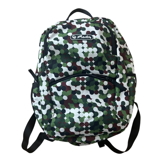Herlitz Rucksack Camouflage Grün Braun Weiß Schule Freizeit Gepolstert Top