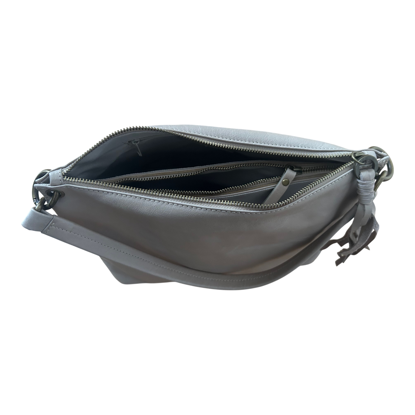 Pelletteria Veneta Tasche Damen Handtasche Echtleder Beige Italien Crossbody Elegant