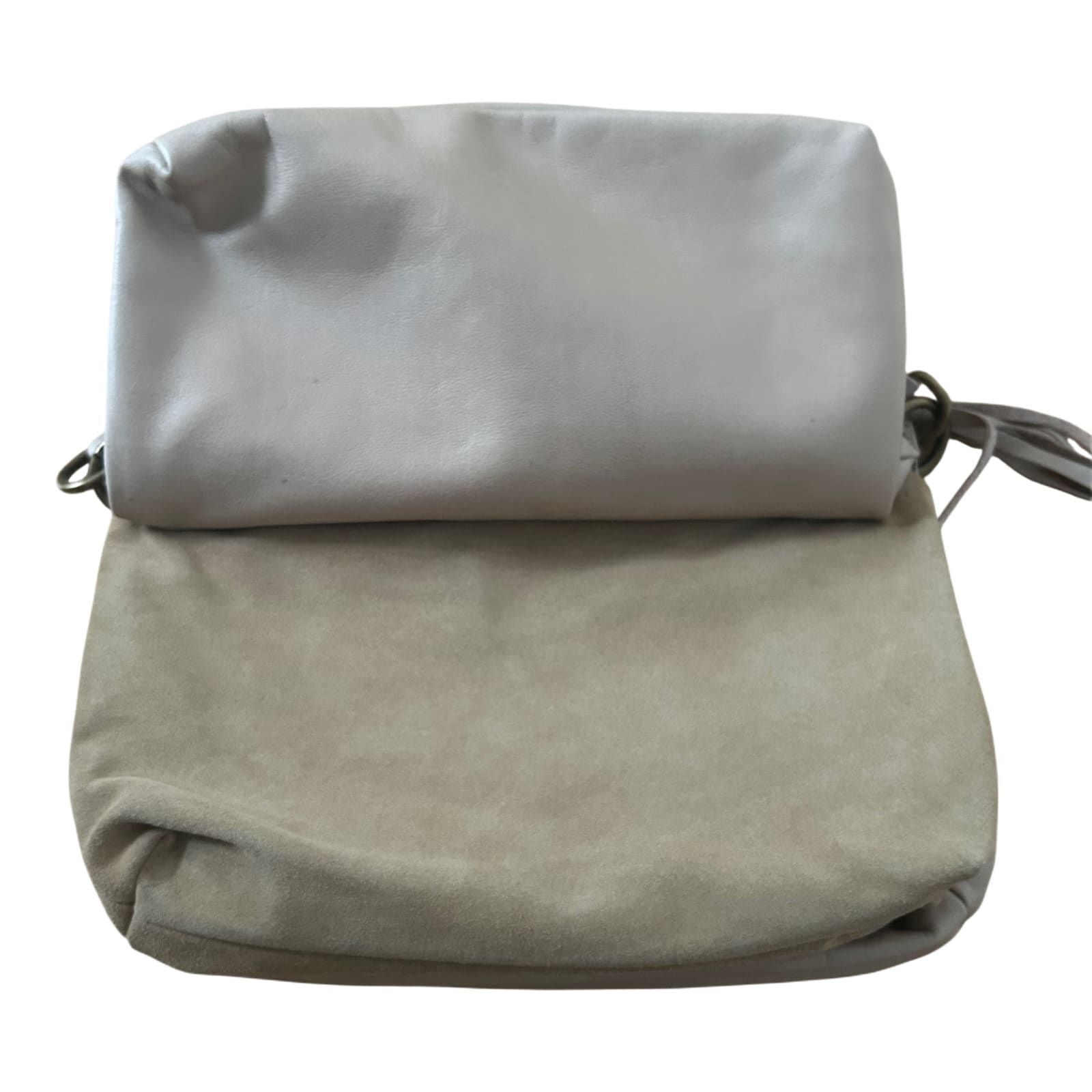Pelletteria Veneta Tasche Damen Handtasche Echtleder Beige Italien Crossbody Elegant